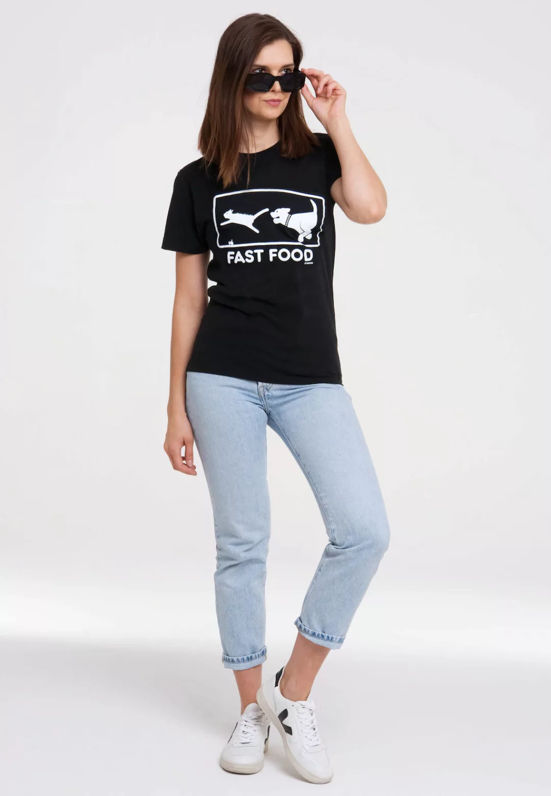 LOGOSHIRT T-Shirt "Fast Food" günstig online kaufen