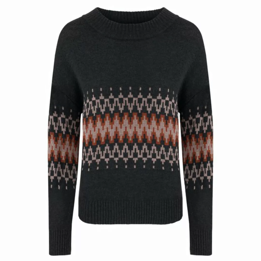 Sherpa Strickpullover DEVAKI ECO CREW BLACK günstig online kaufen