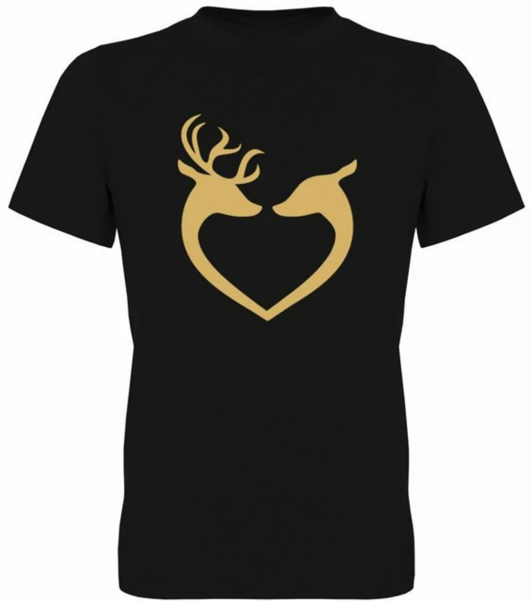 G-graphics T-Shirt Rentierliebe Herren T-Shirt, mit Frontprint, mit Weihnac günstig online kaufen