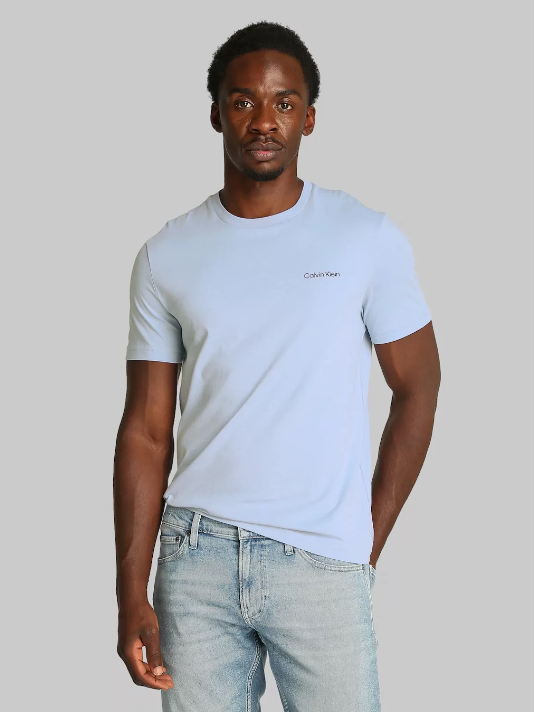 Calvin Klein T-Shirt "CP-LINEAR BOX LOGO T-SHIRT", in Unifarbe günstig online kaufen