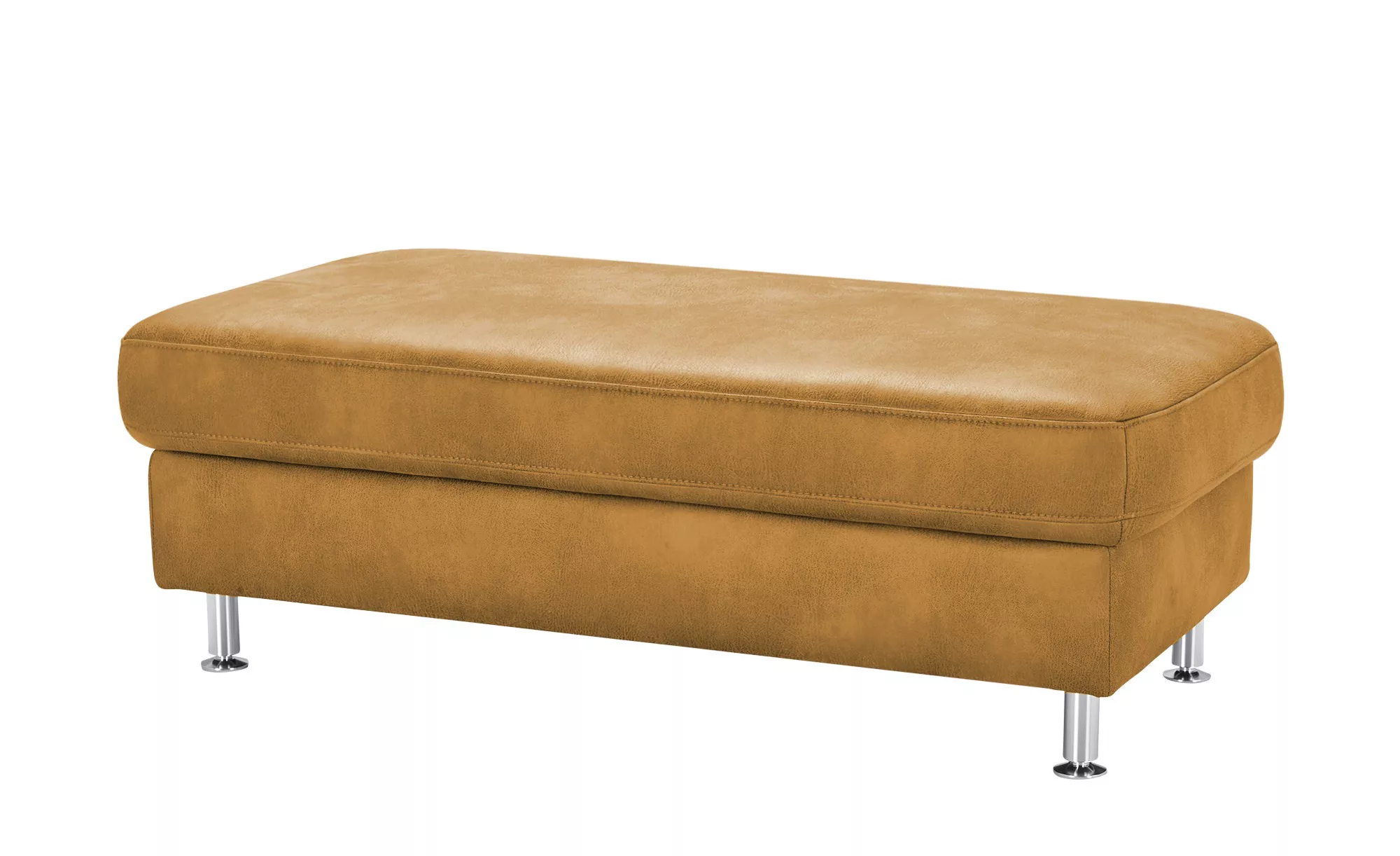 Mein Sofa bold XXL Hocker  Veit ¦ gelb ¦ Maße (cm): B: 130 H: 46 T: 65.0 Po günstig online kaufen