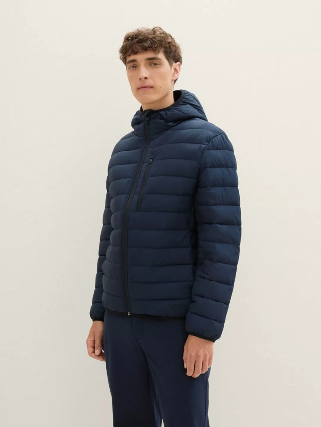 TOM TAILOR Denim Winterjacke Leichte Jacke mit Kapuze günstig online kaufen