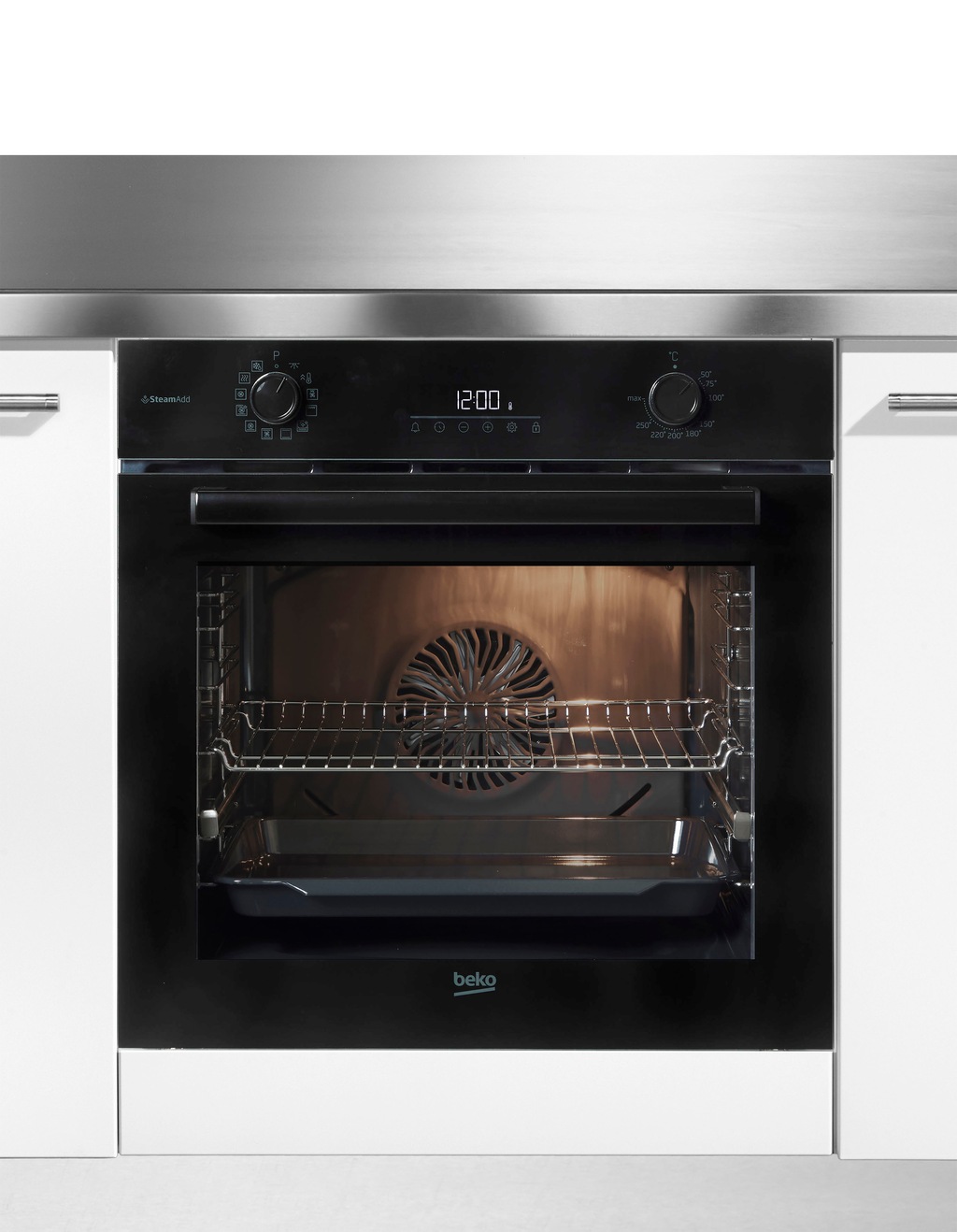 BEKO Einbaubackofen b300 »BBIS17300BCS 7724086726«, mit 1-fach-Teleskopausz günstig online kaufen