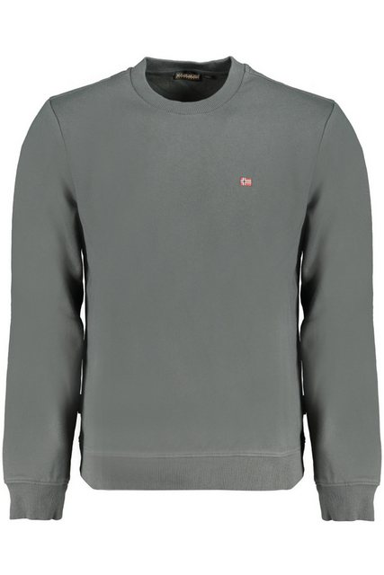 Napapijri Sweatshirt Grünes Herren-Sweatshirt: Bio-Baumwolle, Regular günstig online kaufen