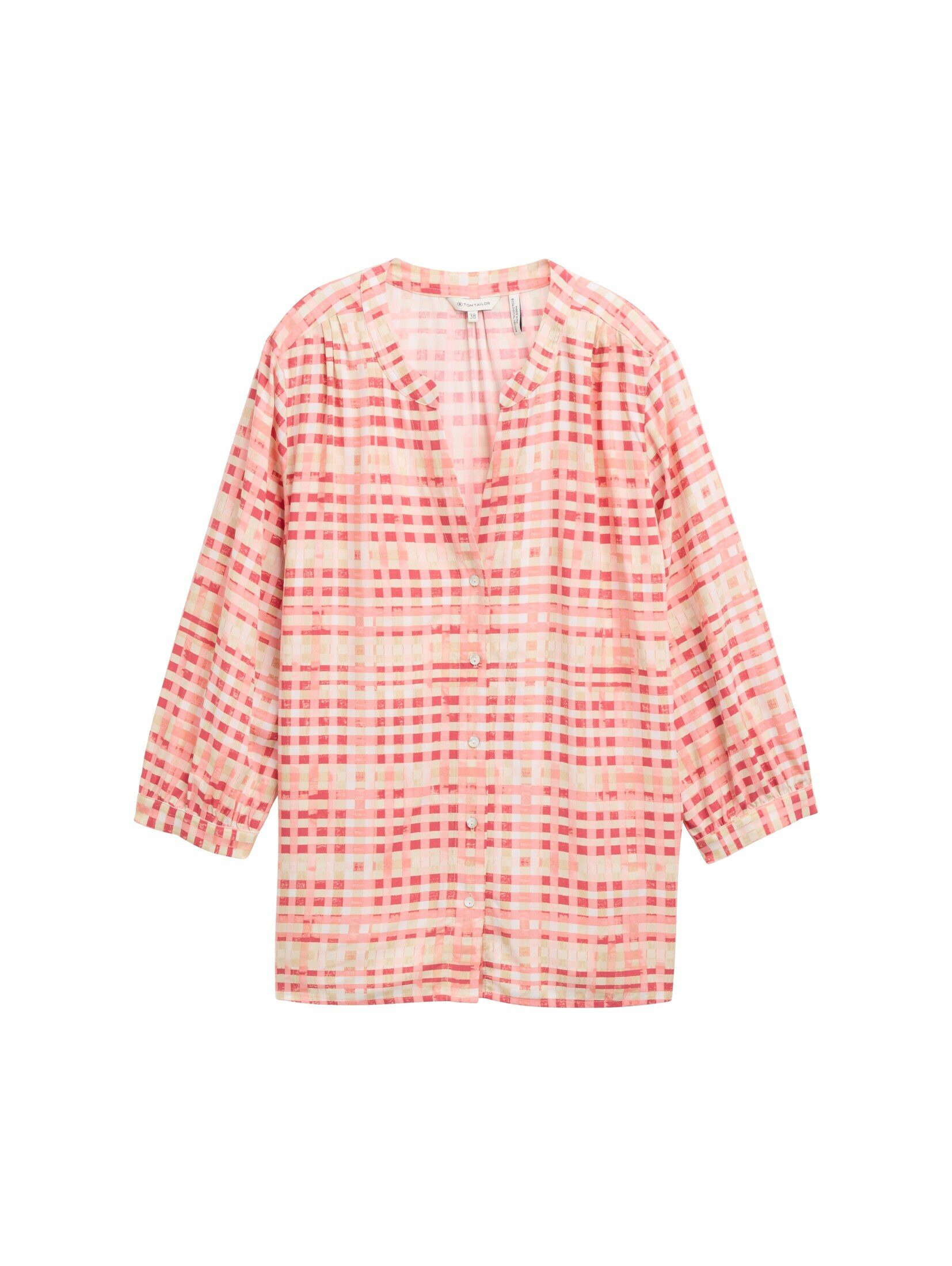 TOM TAILOR Langarmbluse Bluse mit Muster günstig online kaufen
