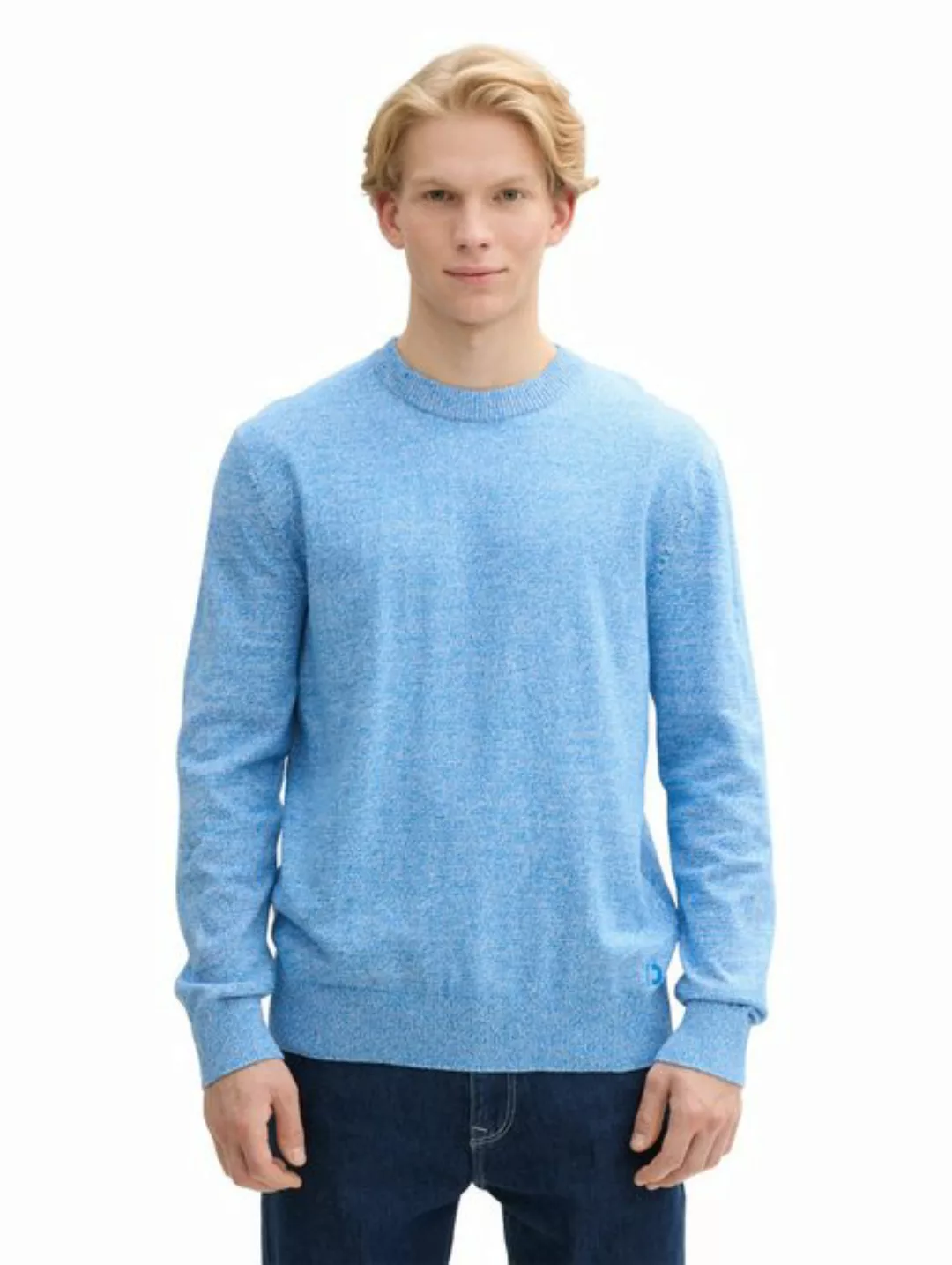 TOM TAILOR Denim Strickpullover, in melierter Optik günstig online kaufen