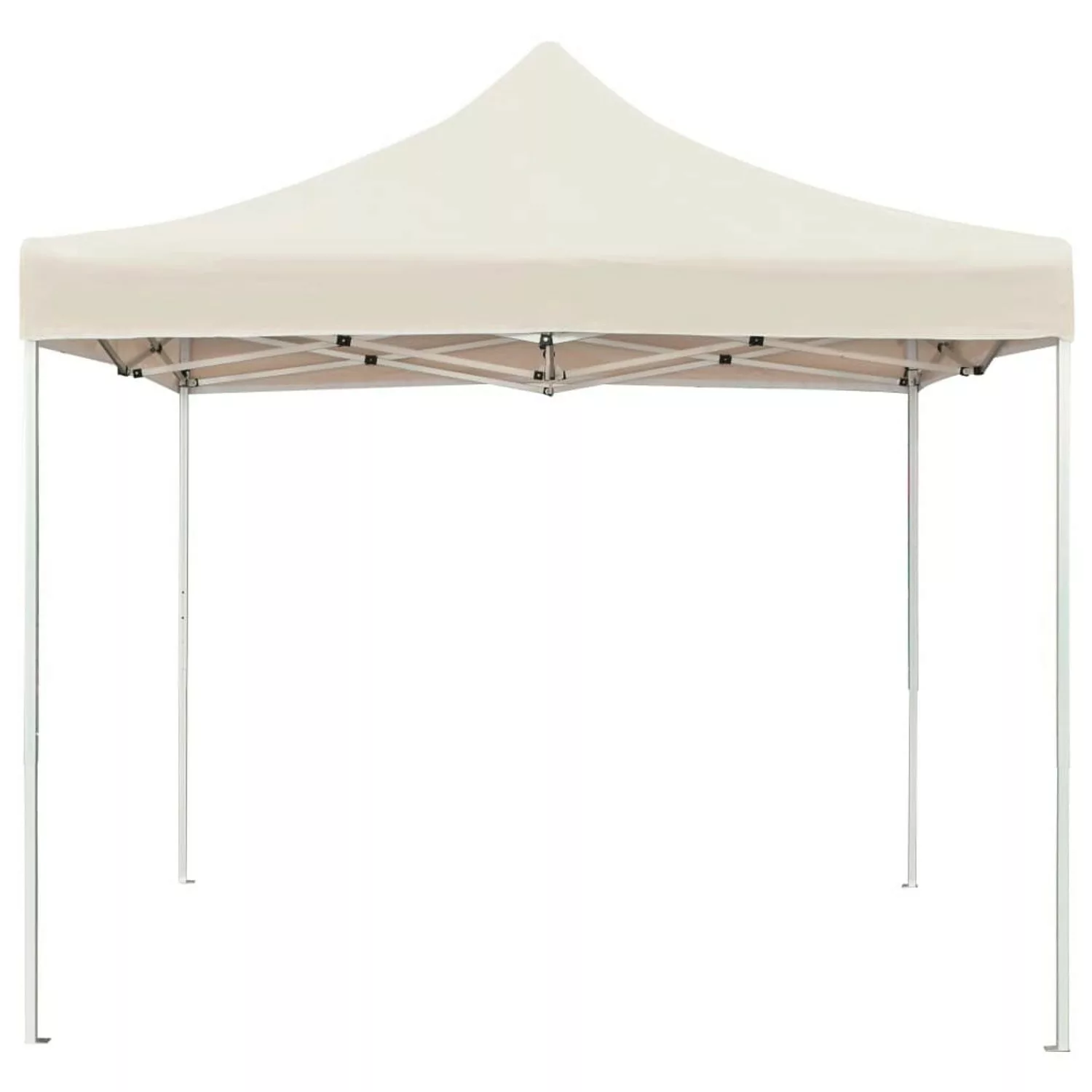 vidaXL Profi-Partyzelt Faltbar Aluminium 3x3 m Creme günstig online kaufen