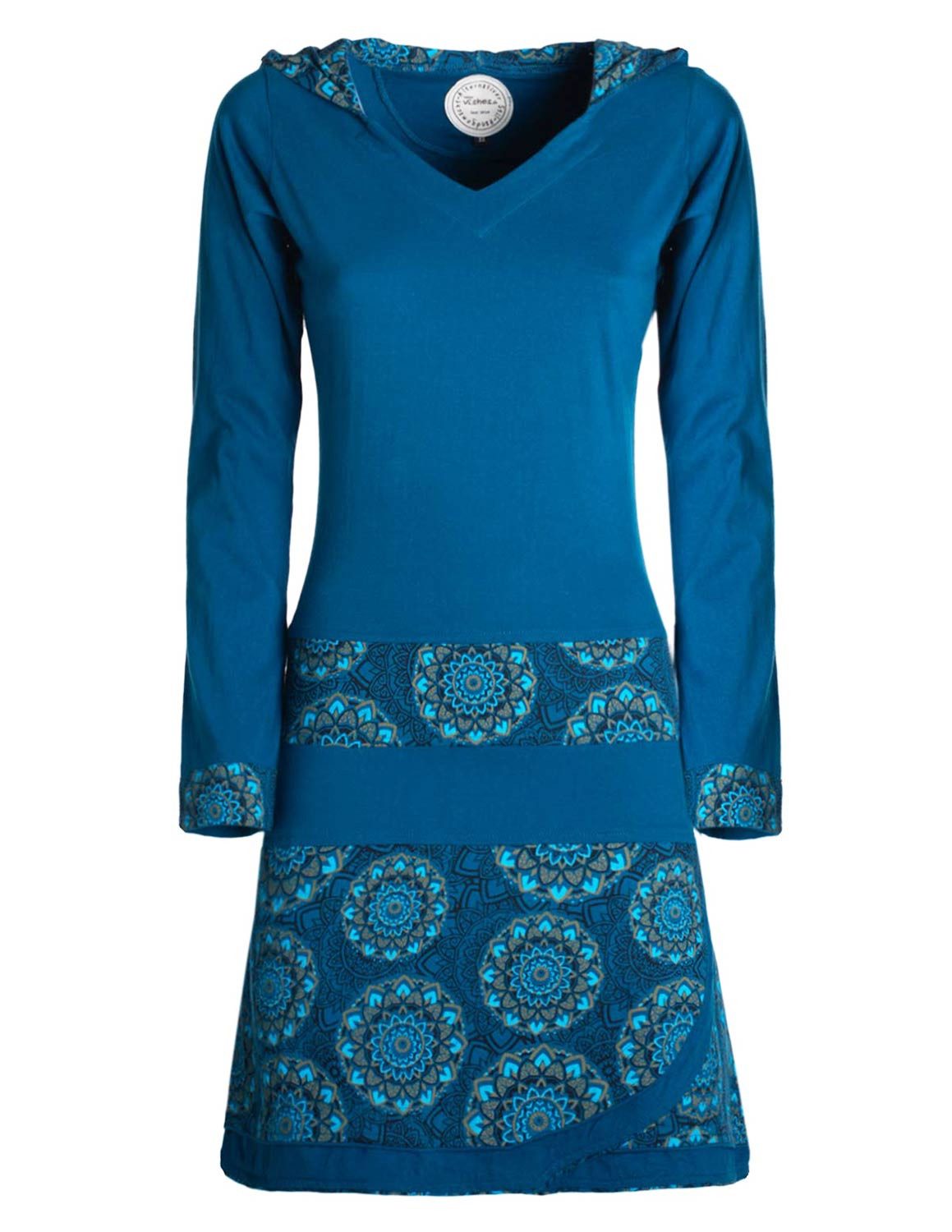Vishes Jerseykleid Long Hoodie Kleid Damen günstig online kaufen