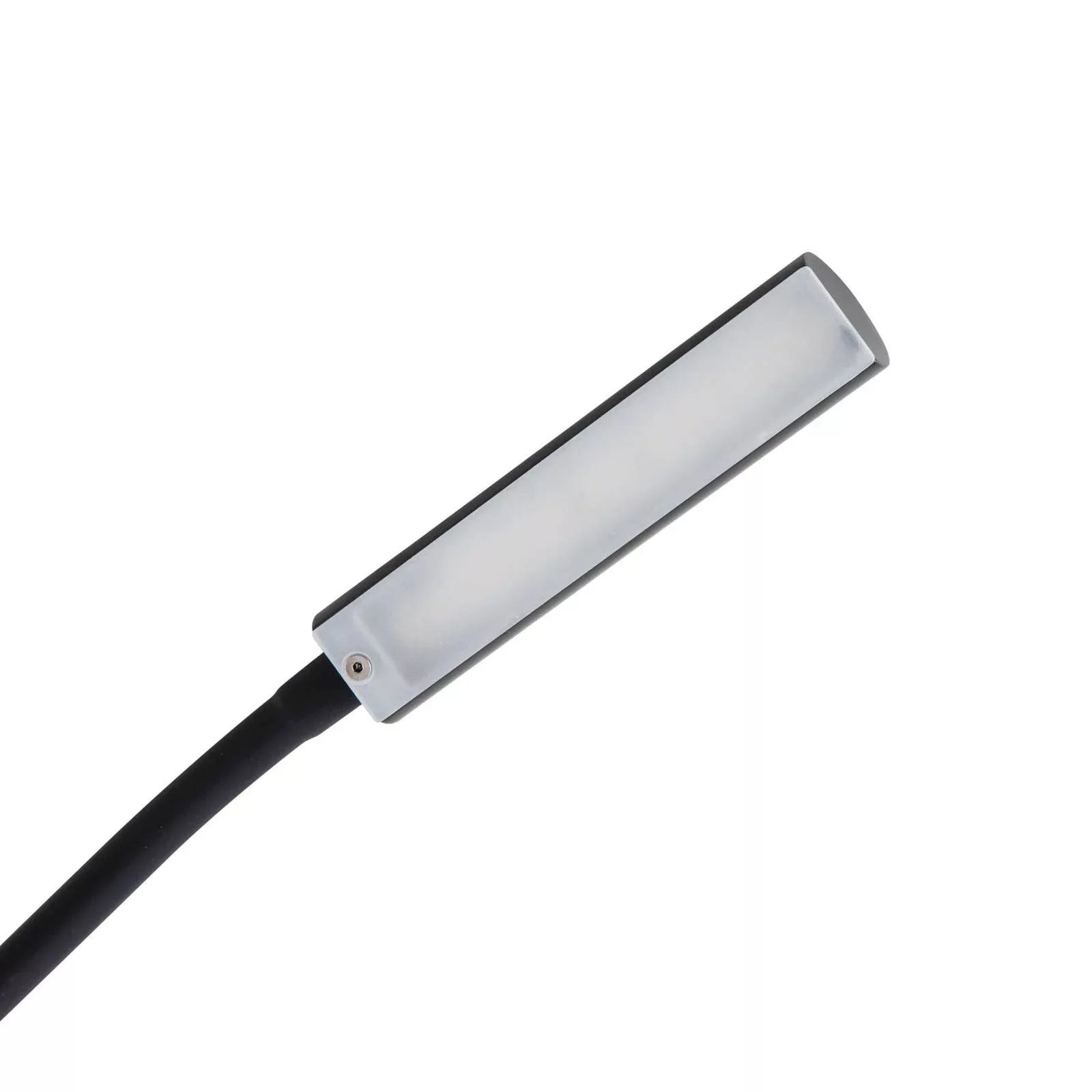 Lindby Flexola LED-Leselampe, schwarz, eckig, Eisen, Stecker günstig online kaufen