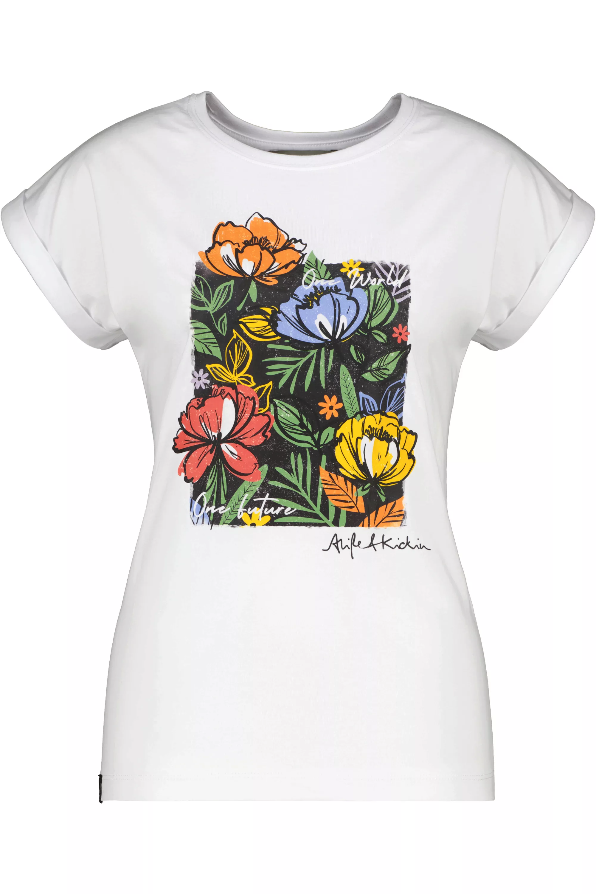 Alife & Kickin Rundhalsshirt "Damen ENIDAK P SHIRT PEONIES" günstig online kaufen