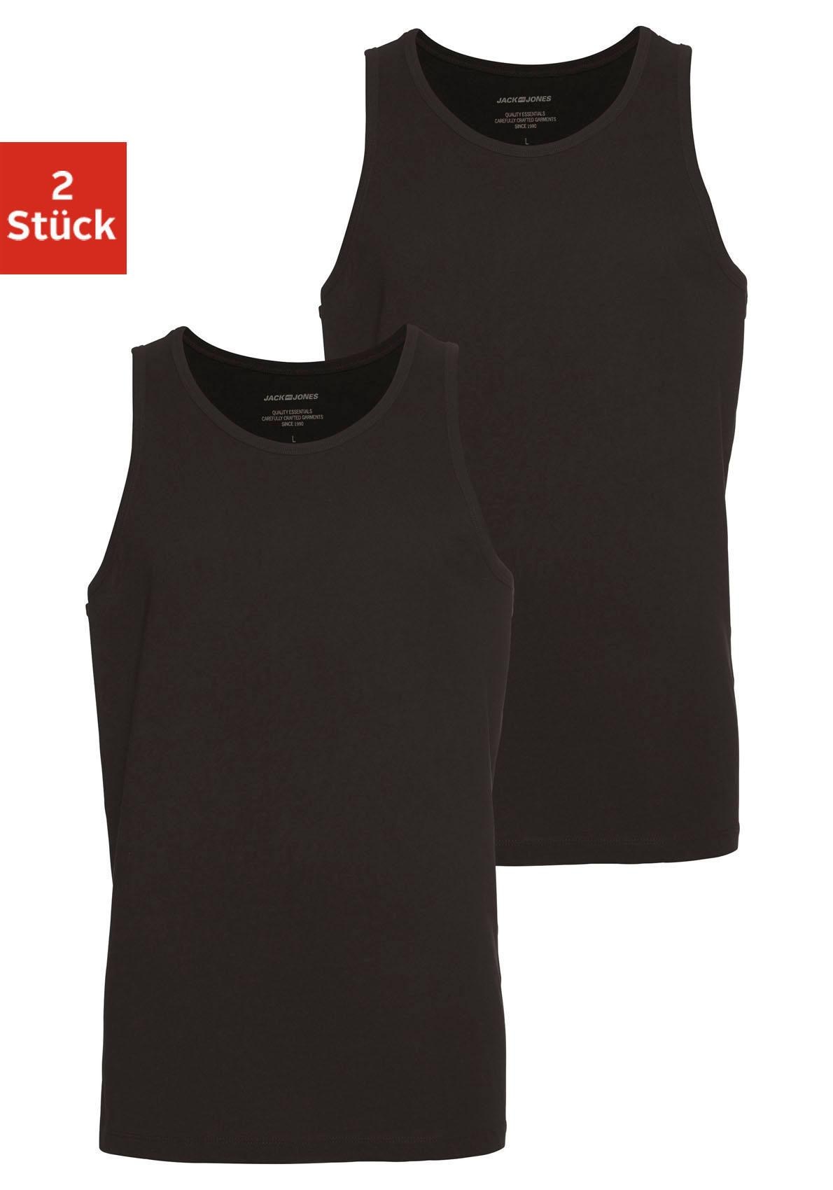 Jack & Jones Herren Rundhals Tank Top JACBASIC 2er PACK - Regular Fit günstig online kaufen