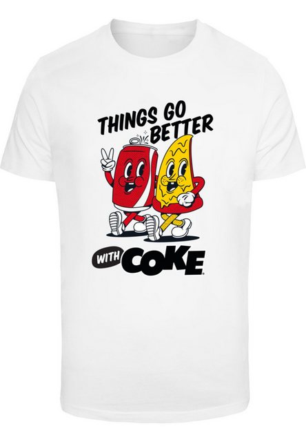 Merchcode T-Shirt Merchcode Things Go Better with Coke (1-tlg) günstig online kaufen