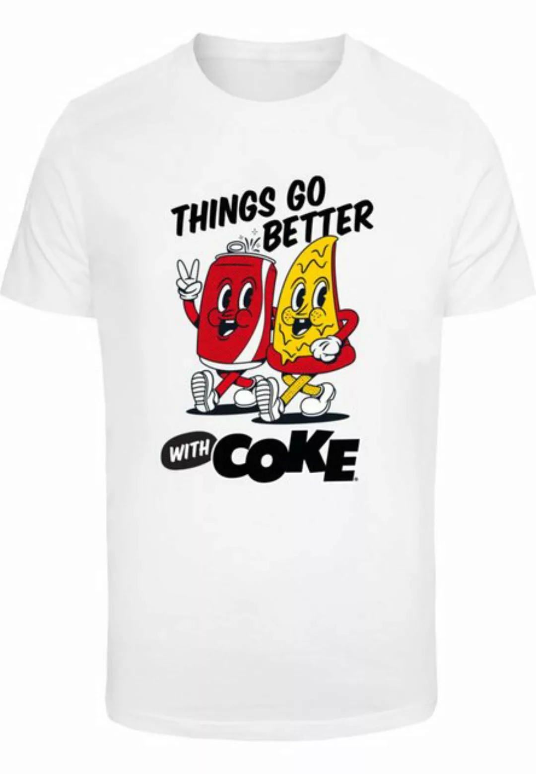 Merchcode T-Shirt Merchcode Things Go Better with Coke (1-tlg) günstig online kaufen