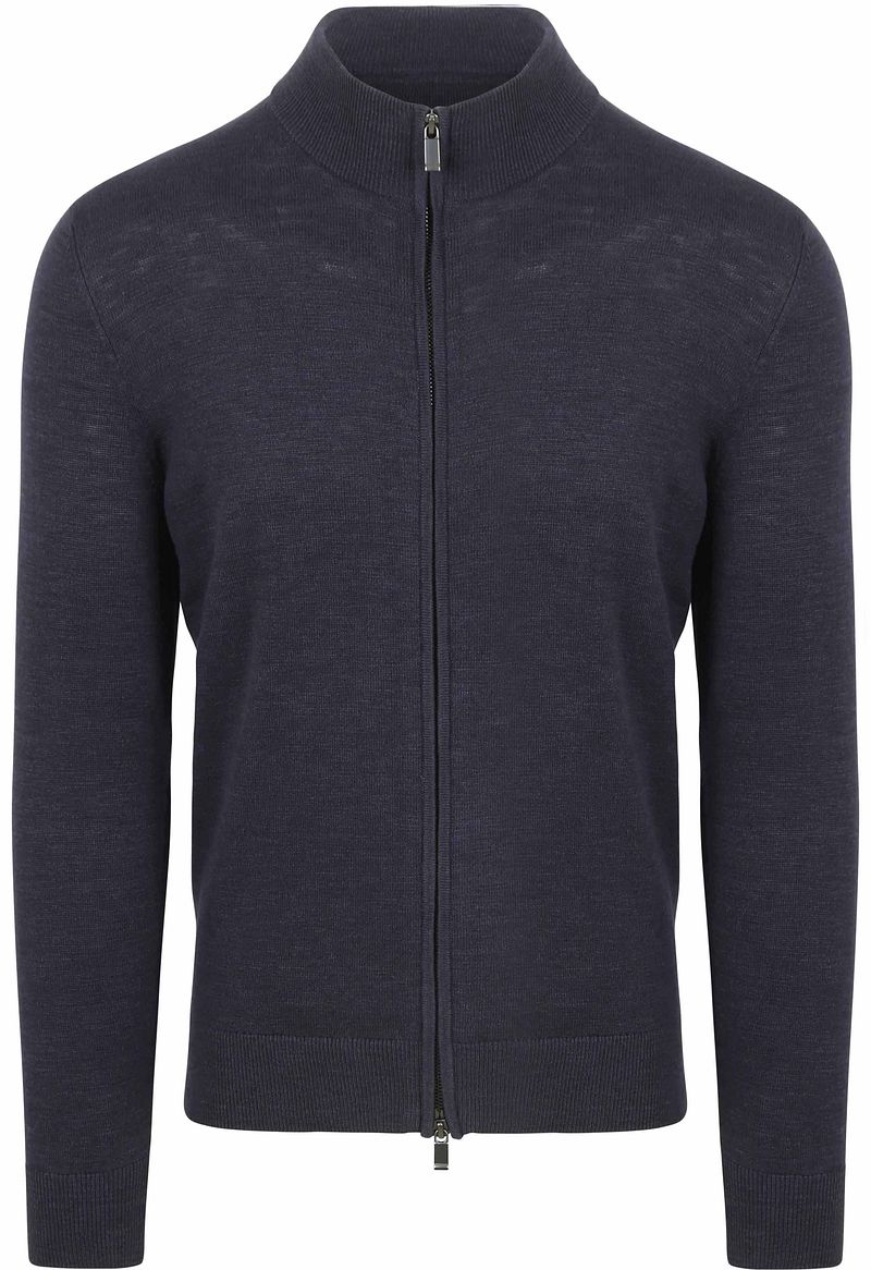 Suitable Strickjacke Slub Yarn Navy - Größe XXL günstig online kaufen