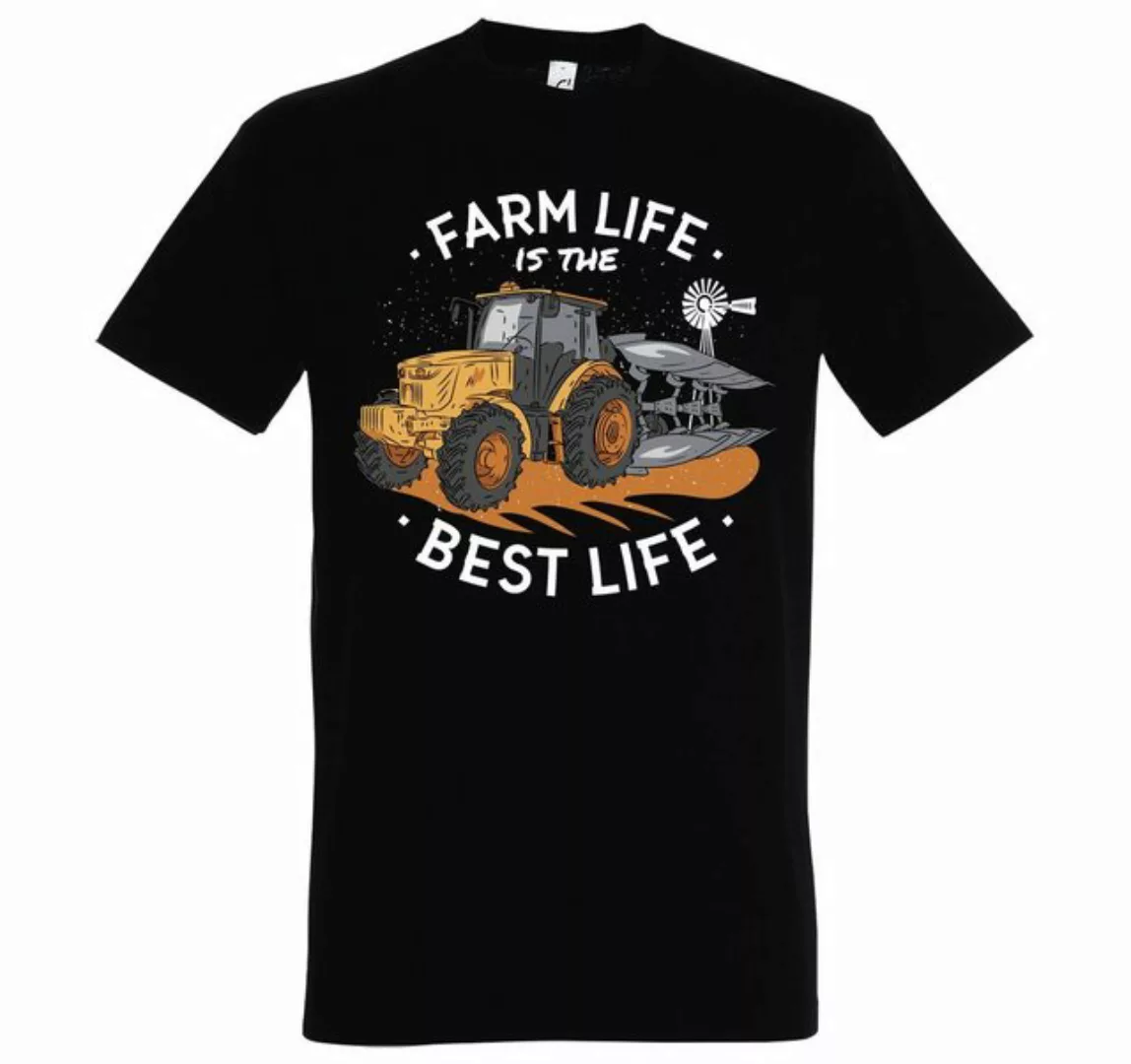 Youth Designz T-Shirt Farm Is The Best Life Herren Shirt mit lustigem Front günstig online kaufen