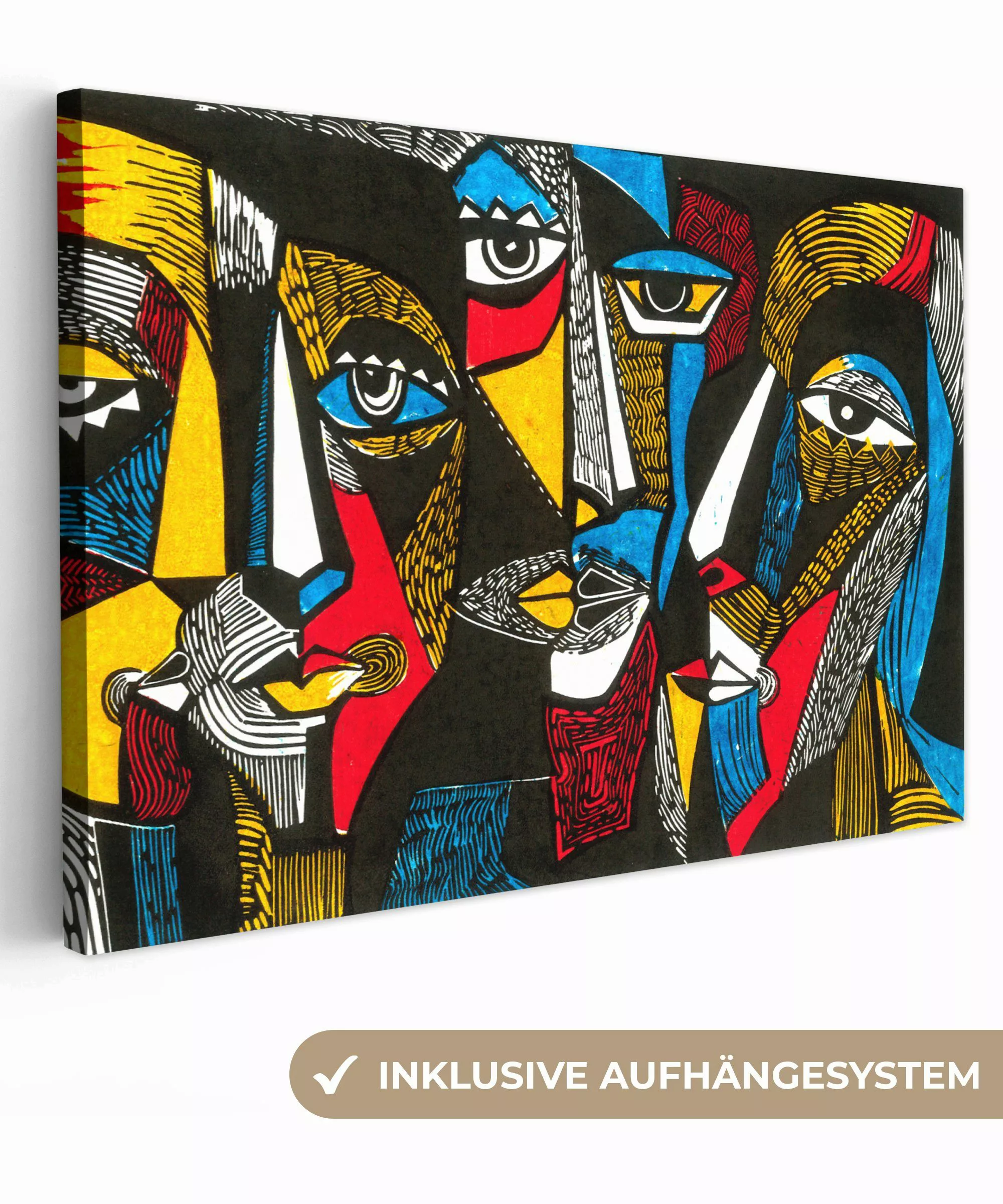 OneMillionCanvasses® Leinwandbild Malerei - Kubismus - günstig online kaufen