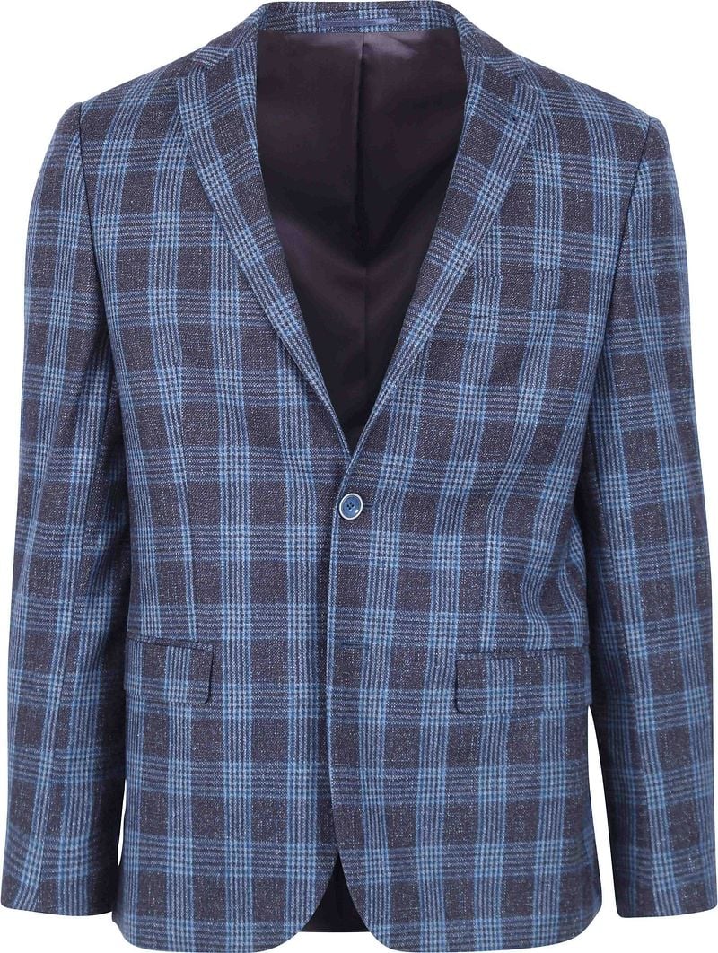 Suitable Prestige Blazer Captiva Amqui Karo Blau - Größe 48 günstig online kaufen