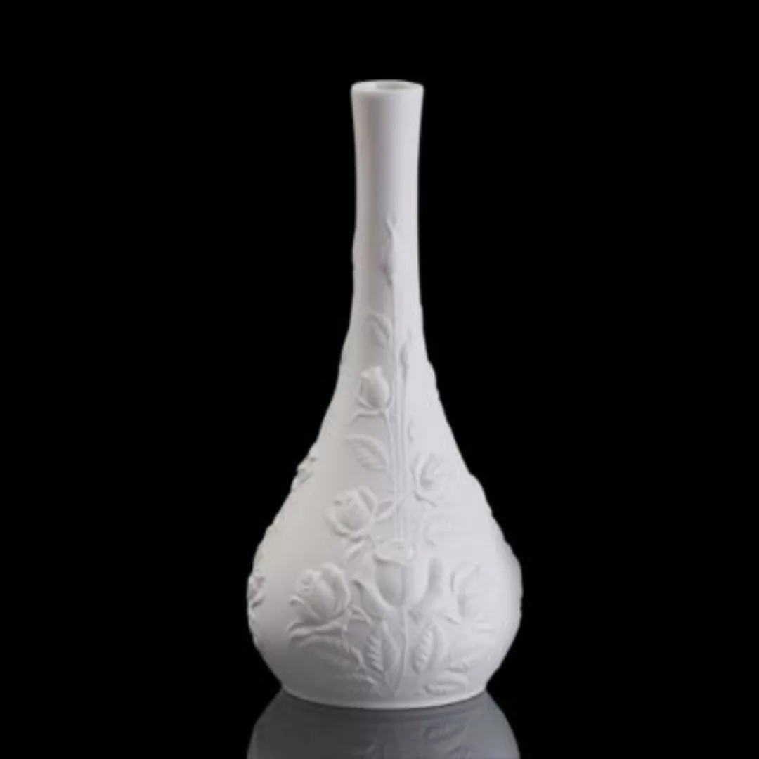 Vase Rosengarten weiß günstig online kaufen