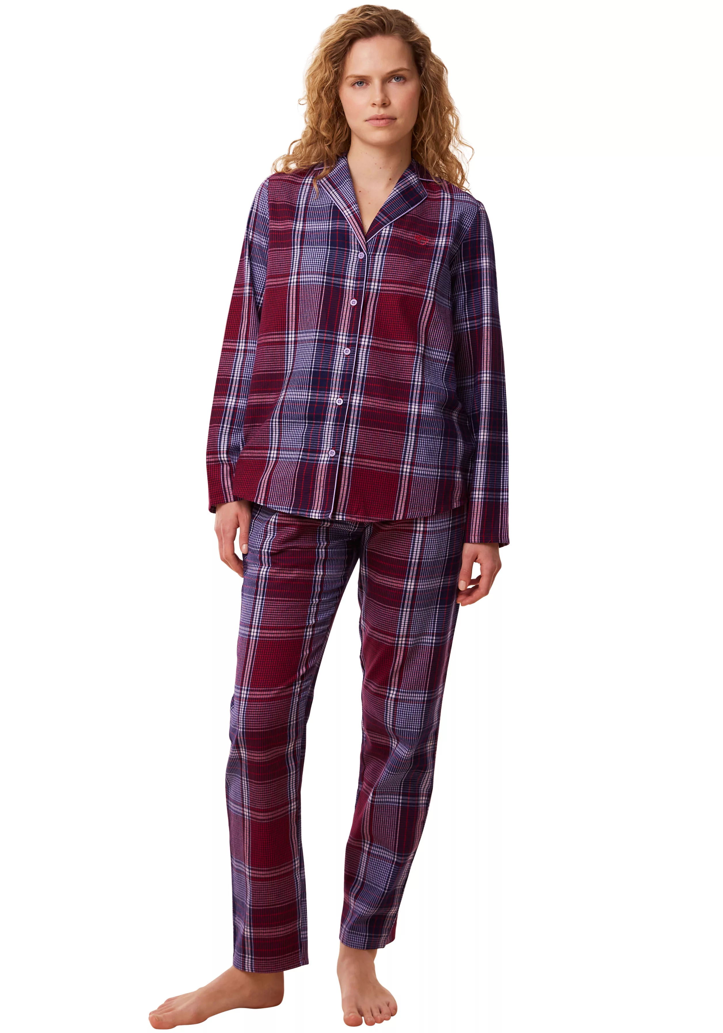 Triumph Schlafanzug "Boyfriend PW X Checks", (Set, 2 tlg.), Pyjama mit seit günstig online kaufen