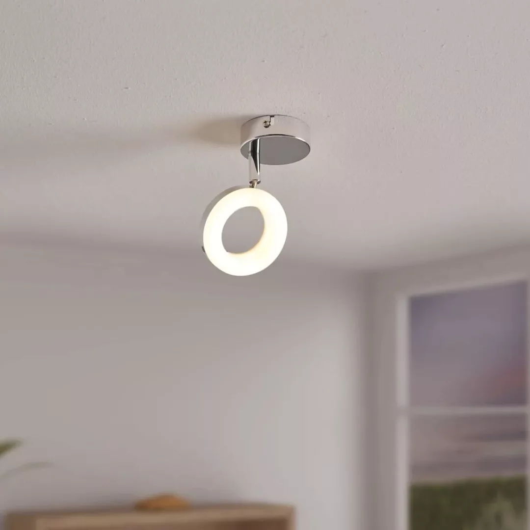 LED Wand- und Deckenspot Cecilia in Chrom und Weiß 4W 400lm günstig online kaufen