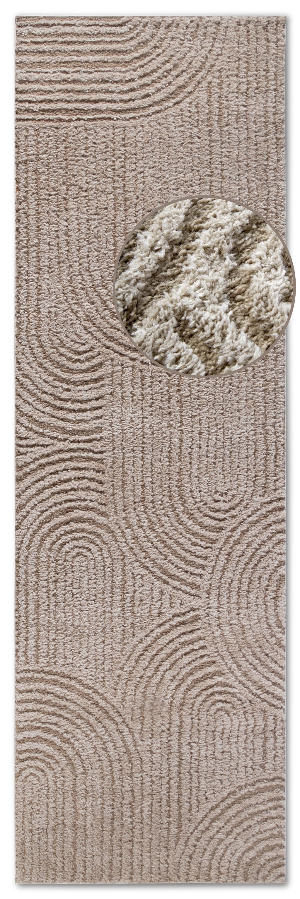 ELLE DECORATION Hochflor-Teppich »Chappe«, rechteckig, 18 mm Höhe, Shaggy, günstig online kaufen