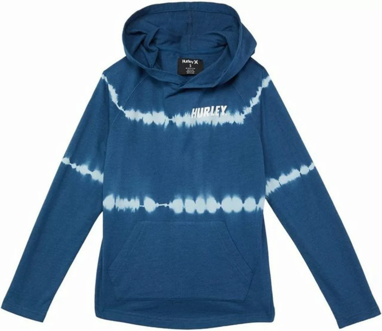 Hurley Kapuzenpullover Hrlb Tie Dye Sweatshirt Kapuzenpulli in blue mit Sie günstig online kaufen
