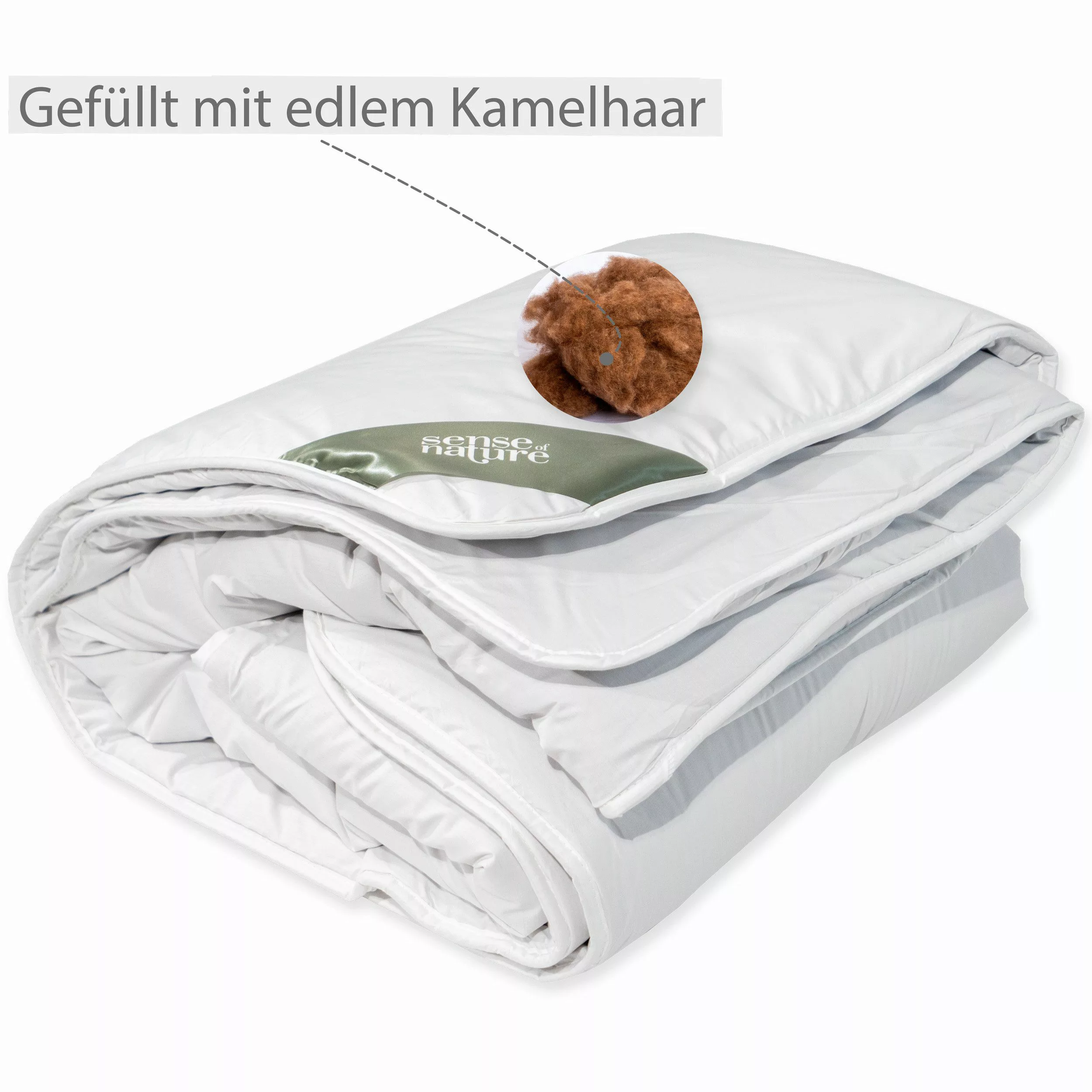 sense of nature Naturhaarbettdecke Camel, Füllung: günstig online kaufen