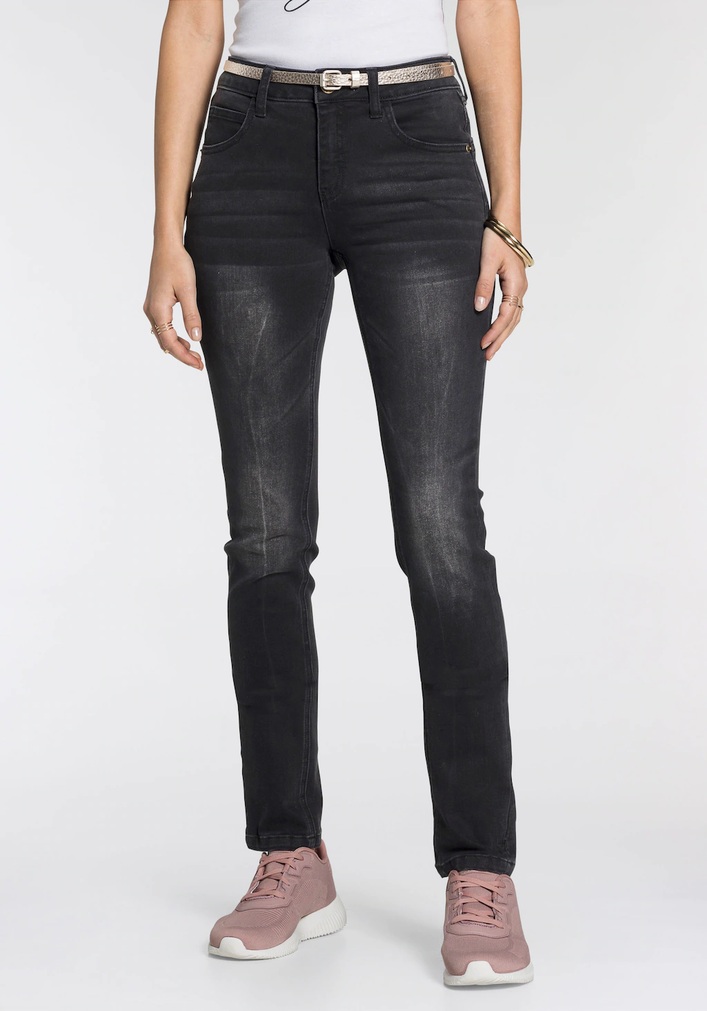 KangaROOS Relax-fit-Jeans "RELAX-FIT HIGH WAIST" günstig online kaufen