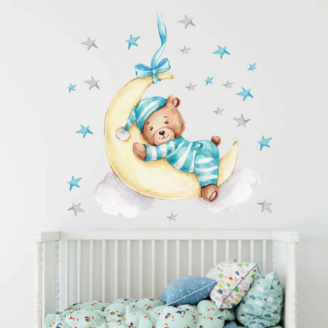 Montegoni Wandtattoo Wandtattoo Babybär auf dem günstig online kaufen