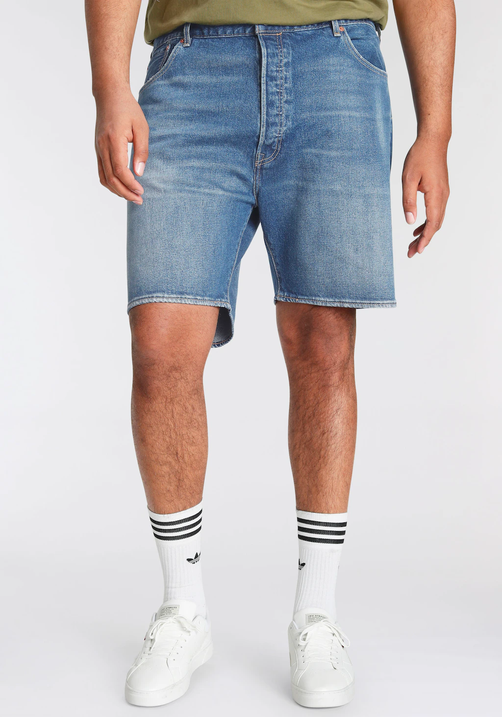 Levis Plus Jeansbermudas "501 HEMMED SHORTS", mit Stretchanteil günstig online kaufen