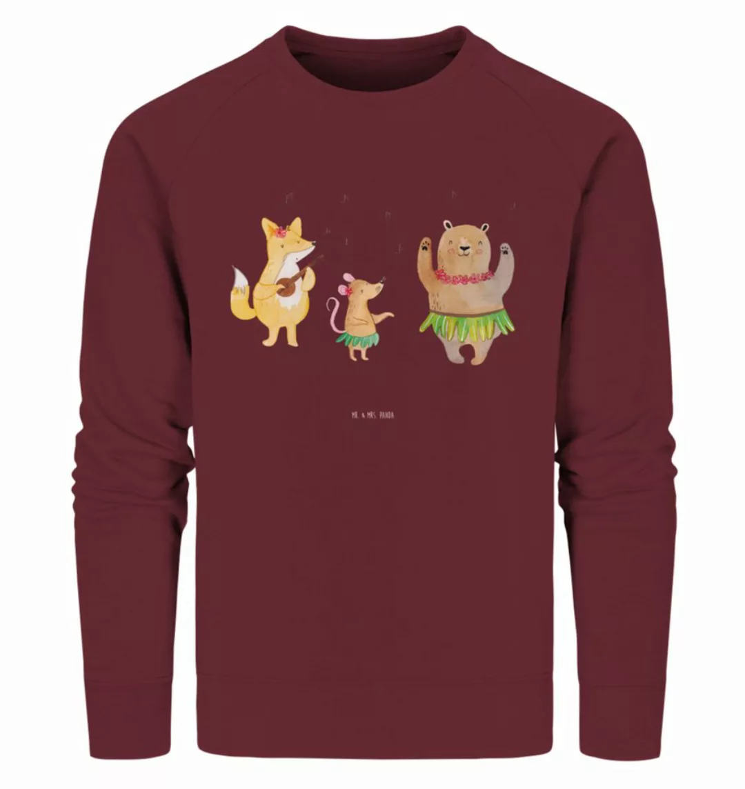 Mr. & Mrs. Panda Longpullover Größe S Waldtiere Aloha - Burgundy - Geschenk günstig online kaufen