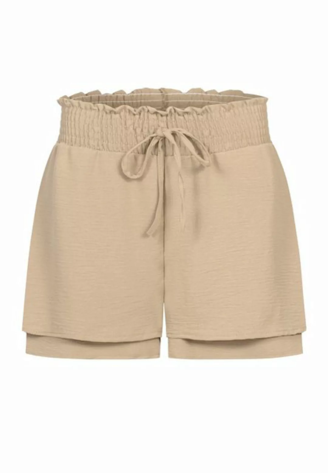 CLOUD 5IVE Shorts CLOUD 5IVE Musselin Shorts 2-Lagig mit Gummibund (1-tlg) günstig online kaufen