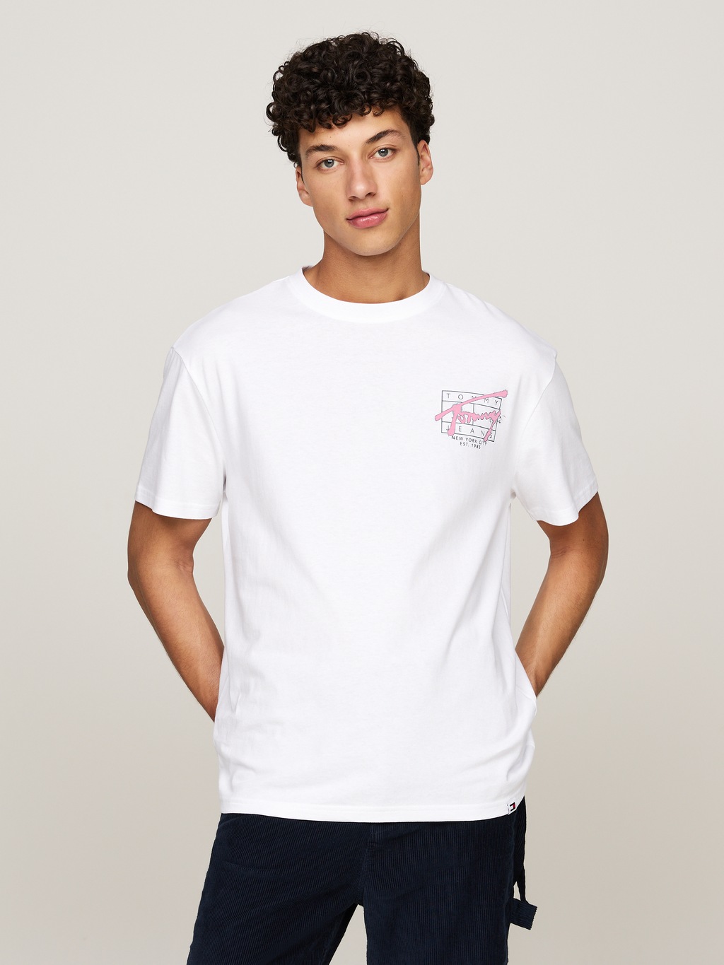 Tommy Jeans T-Shirt TJM REG SPRAY TEE SS EXT mit großem Rückenprint günstig online kaufen