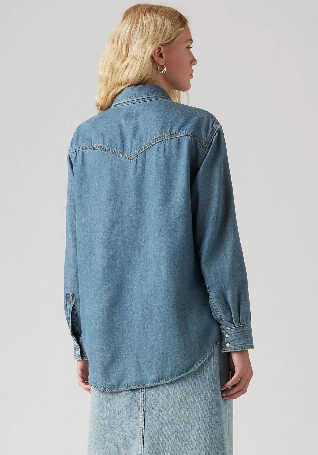 Levi's® Jeansbluse TEODORA WESTERN SHIRT mit Druckknöpfen günstig online kaufen