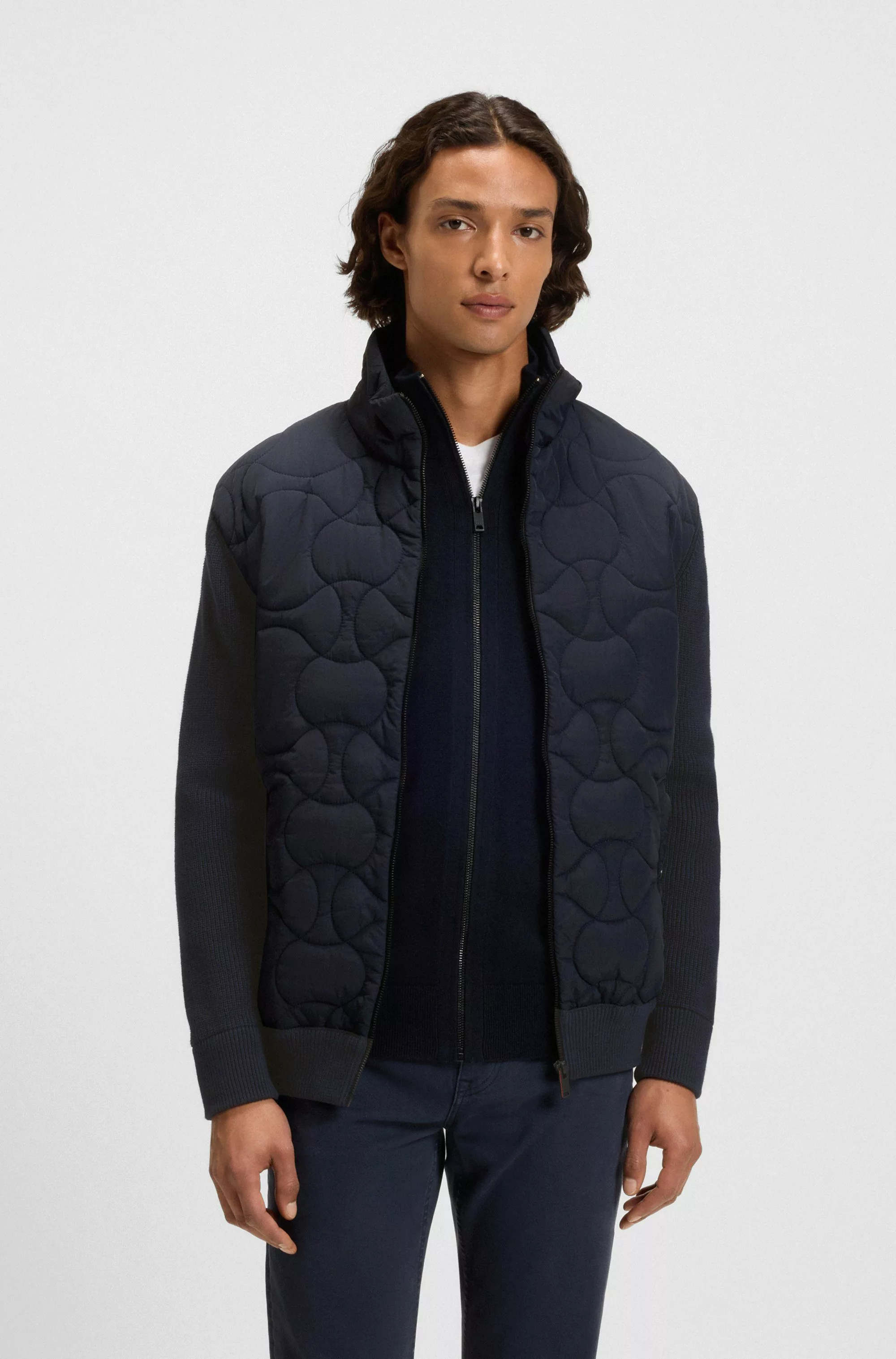 BOSS ORANGE Outdoorjacke "Kavietor", mit leicht wattiertem Vorderteil günstig online kaufen