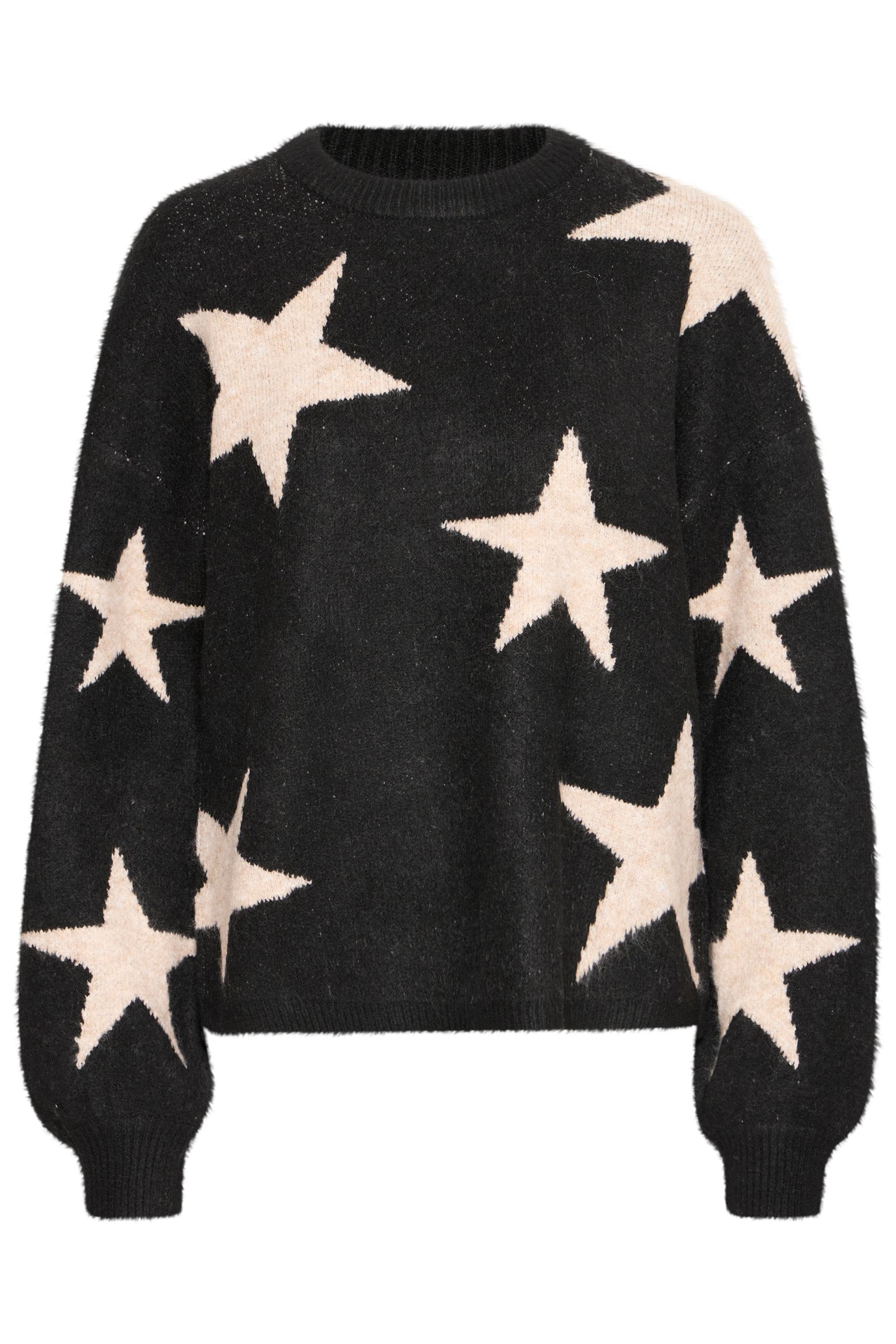 b.young Strickpullover "Strickpullover BYBXMINYA STARRY JUMPER -" günstig online kaufen