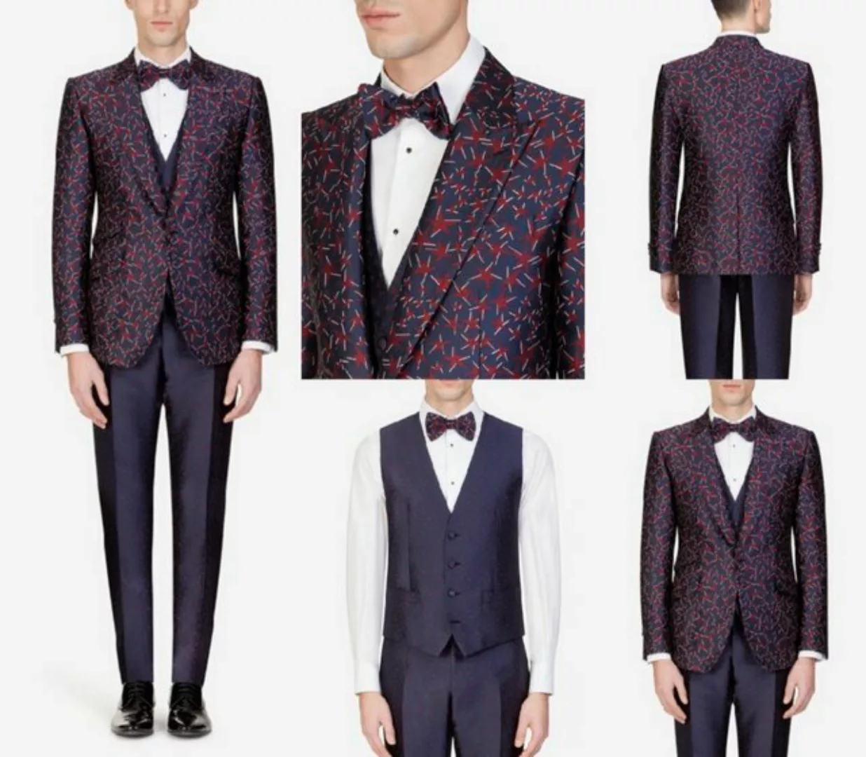 DOLCE & GABBANA Anzug DOLCE & GABBANA SICILIA STAR Suit Smoking Anzug Blaze günstig online kaufen