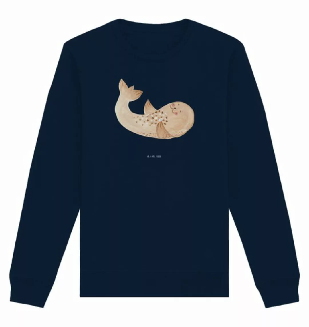 Mr. & Mrs. Panda Longpullover Größe S Robbe Liegen - French Navy - Geschenk günstig online kaufen