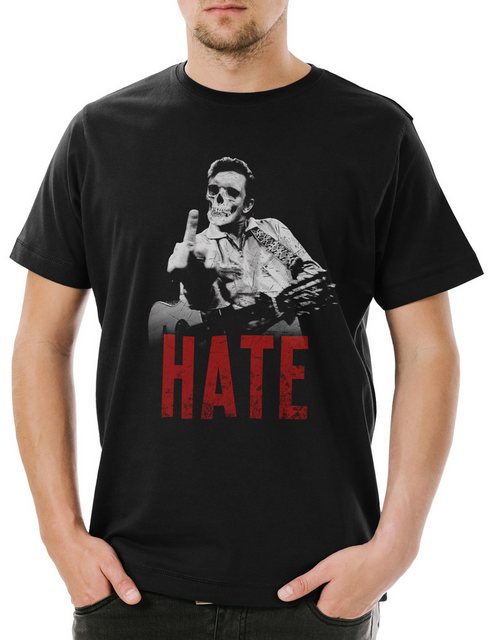 Urban Backwoods Print-Shirt Hate Couture Johnny Hate HC Herren T-Shirt Psyc günstig online kaufen