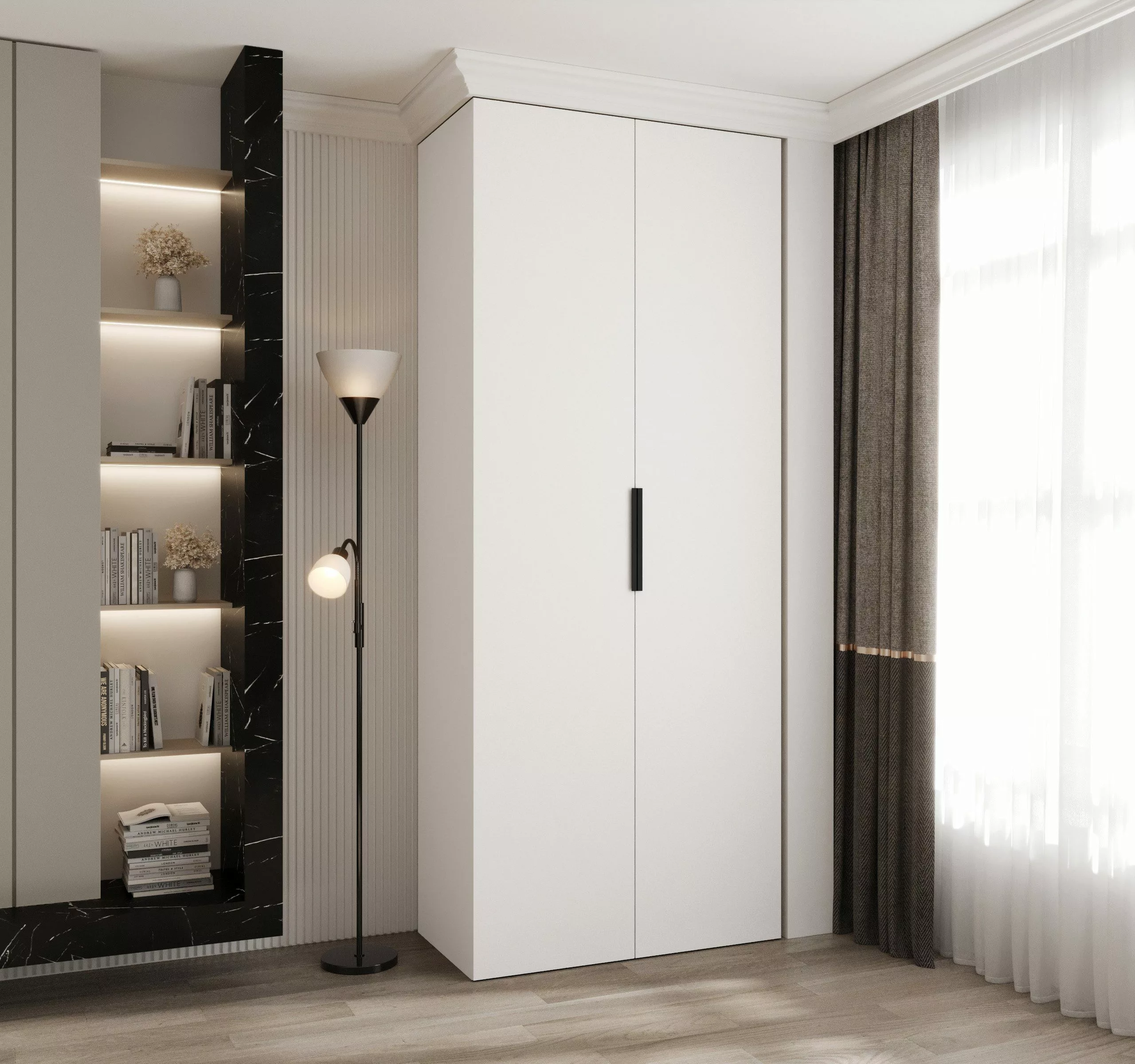 ABIKS MÖBEL Drehtürenschrank COMO 4 Schlafzimmerschrank günstig online kaufen
