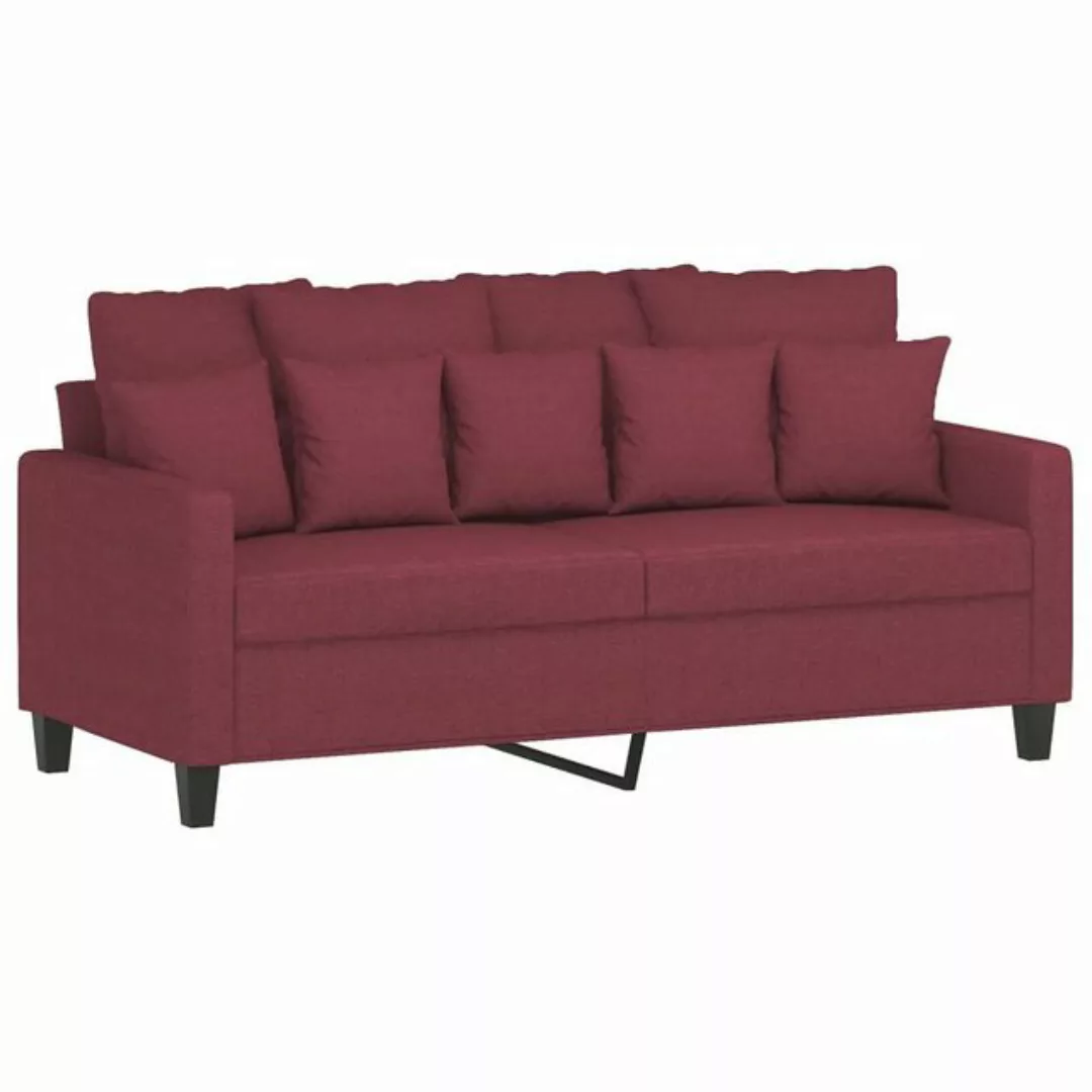 vidaXL Sofa, 2-Sitzer-Sofa Hellgelb 140 cm Stoff günstig online kaufen