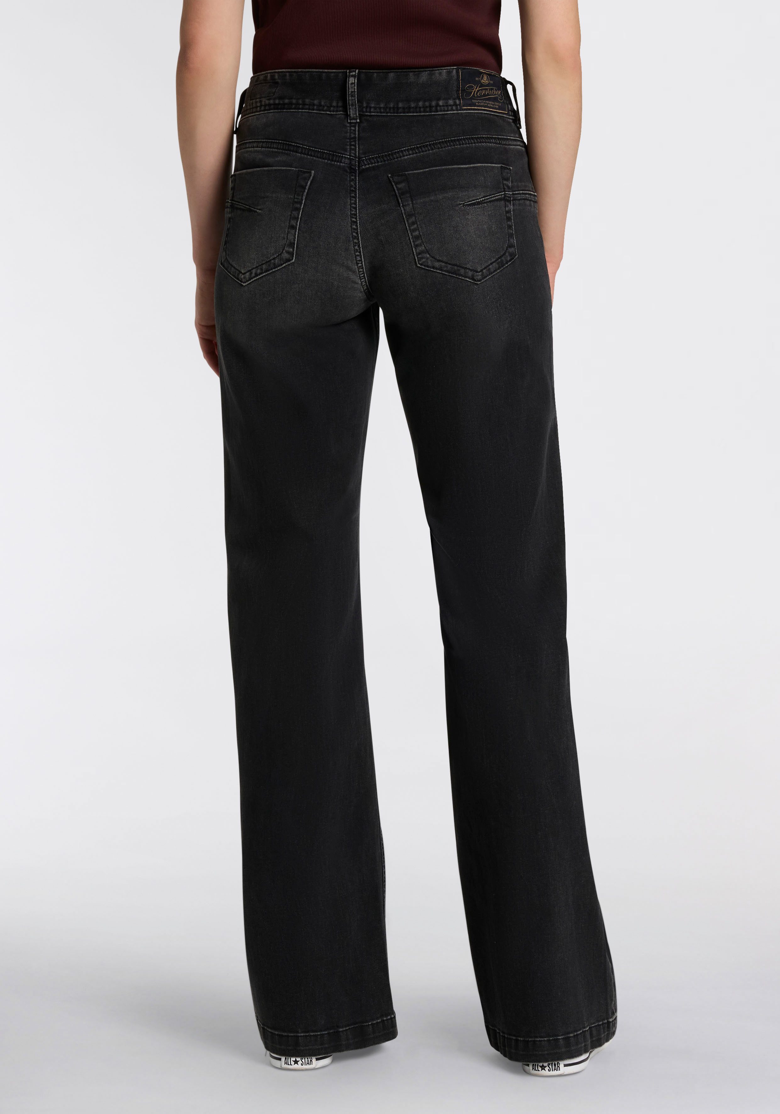 Herrlicher 5-Pocket-Jeans Edna Recycled Denim Black günstig online kaufen
