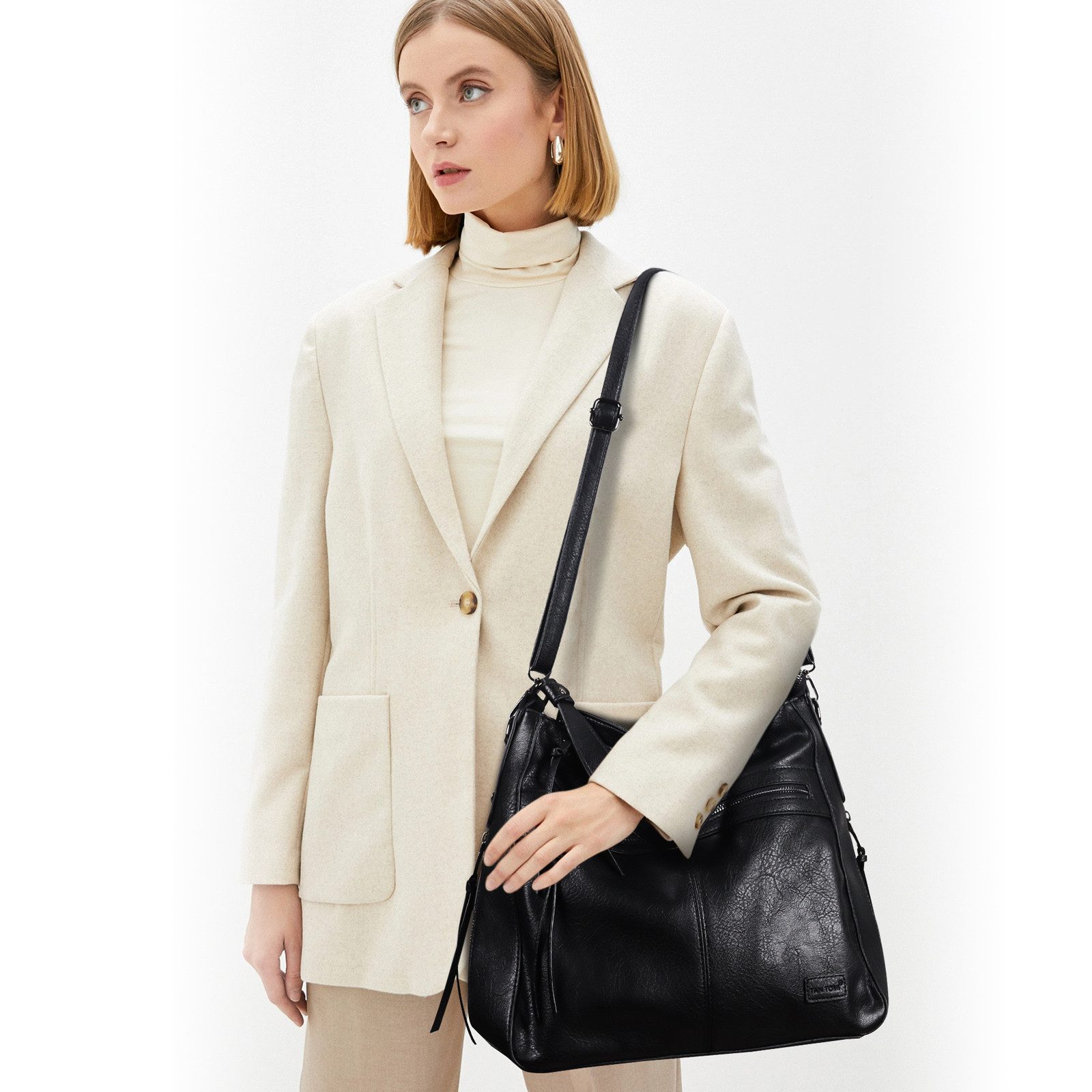 Fassiona Schultertasche Damen Schultertasche Groß Shopper günstig online kaufen
