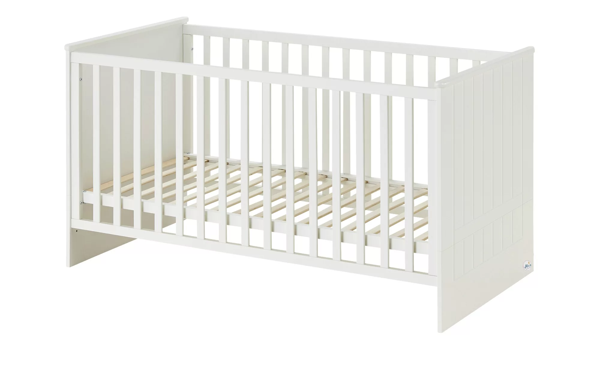 Mia & Mo Kinderbett  Suna - weiß - 77 cm - 80,5 cm - Baby > Babymöbel > Bab günstig online kaufen