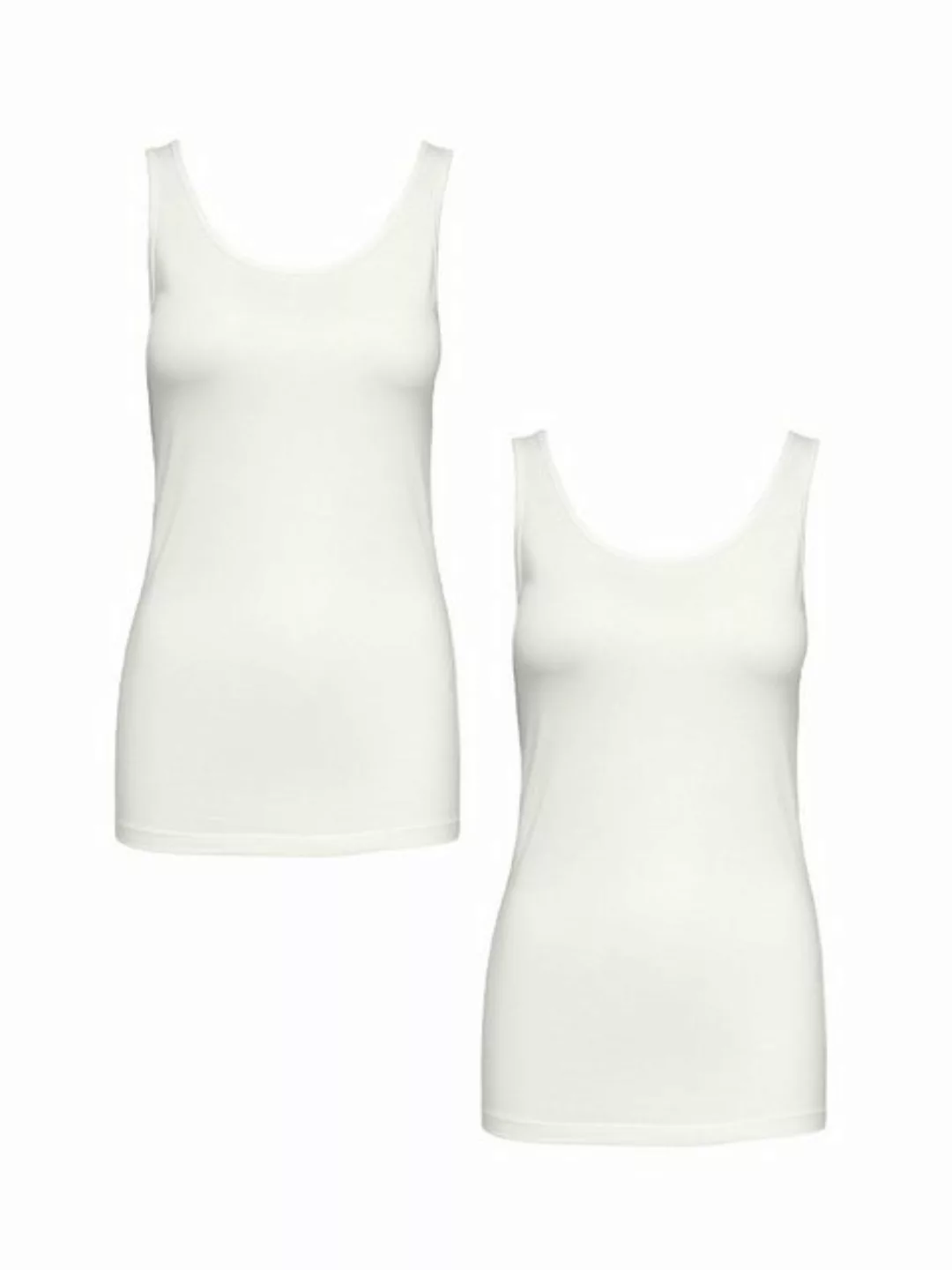 JACQUELINE de YONG Shirttop Tank Top 2-er Stück Pack Ärmelloses Basic Shirt günstig online kaufen