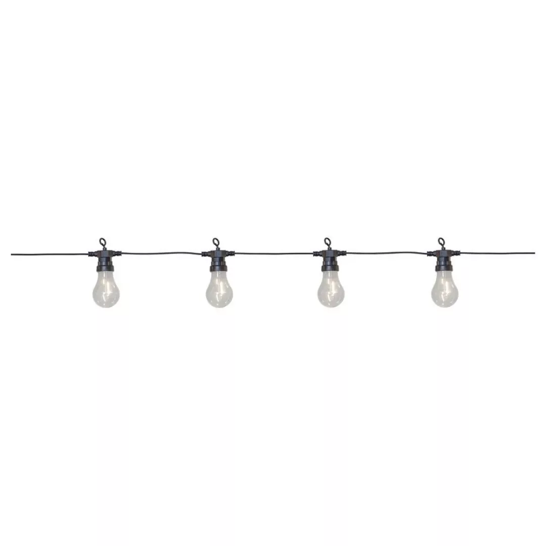 LED Party-Kette Circus Filament in Schwarz und Transparent 10-flammig IP44 günstig online kaufen