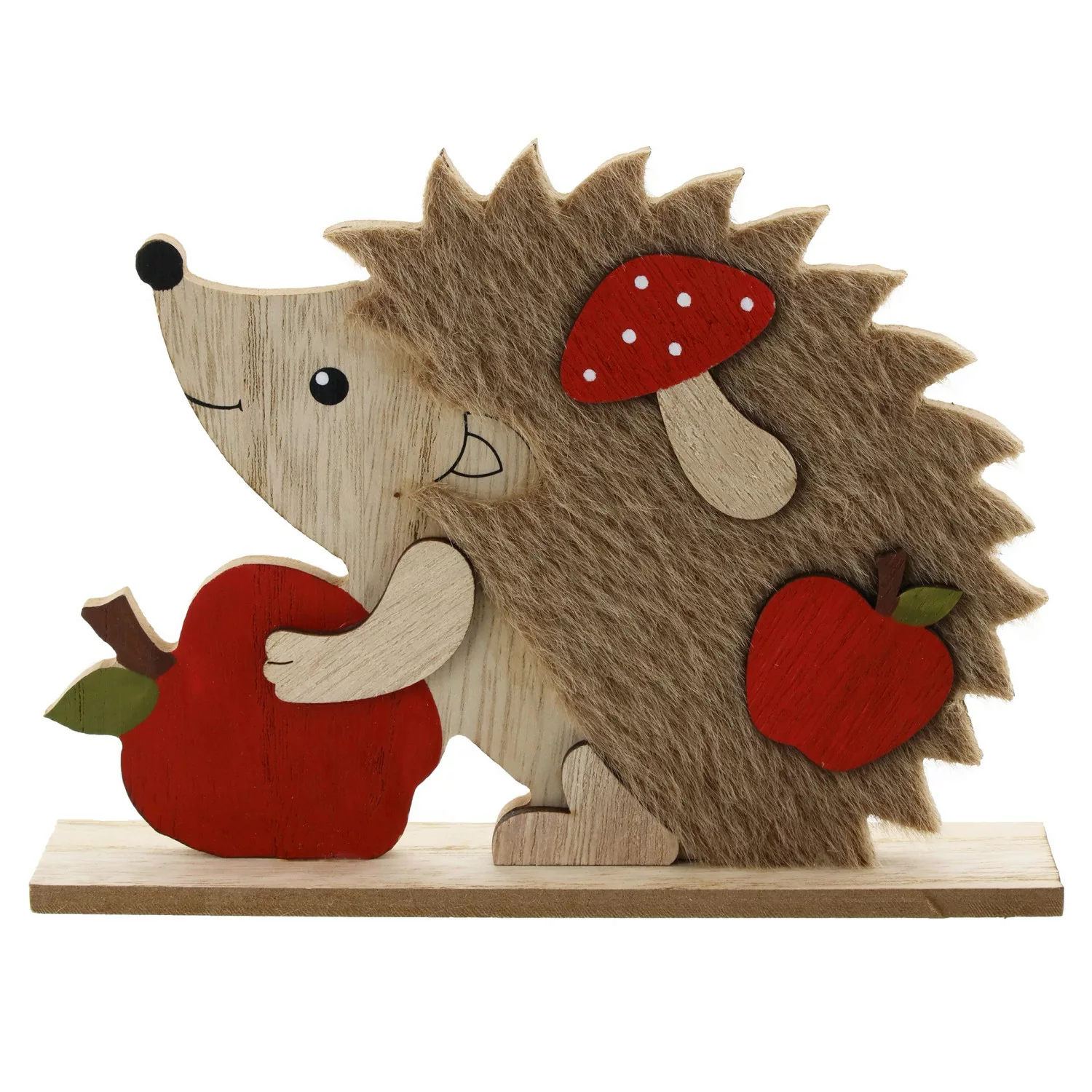 Aufsteller Igel aus Holz und Stoff 19 cm x 14 cm günstig online kaufen