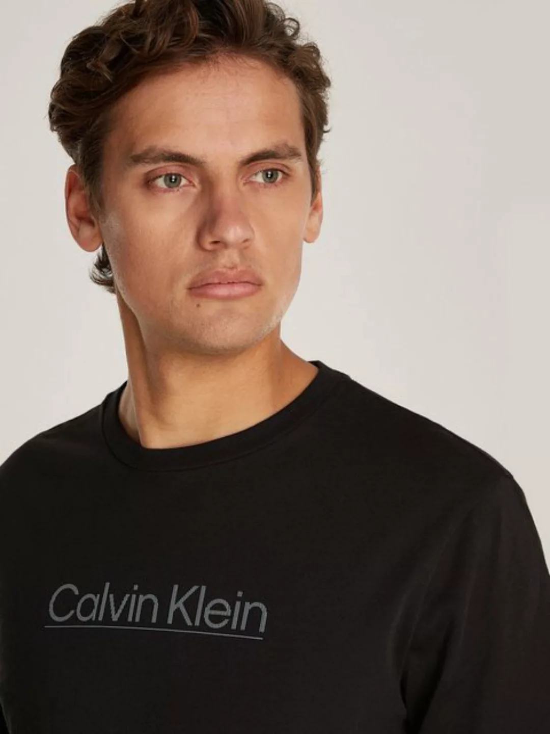 Calvin Klein T-Shirt RAISED LINE LOGO T-SHIRT mit Logoschriftzug günstig online kaufen