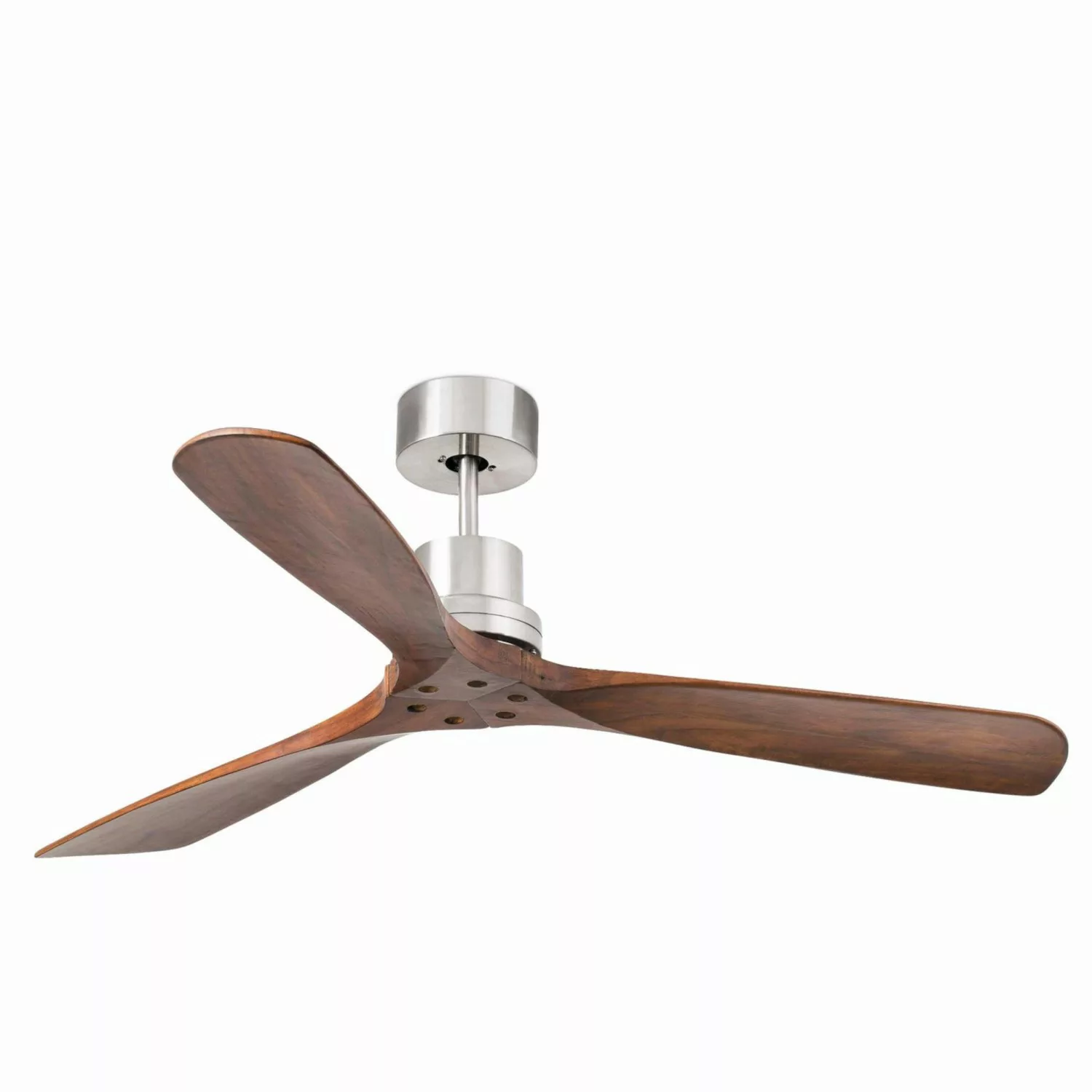 Deckenventilator Lantau, Remote, walnuss/stahl günstig online kaufen