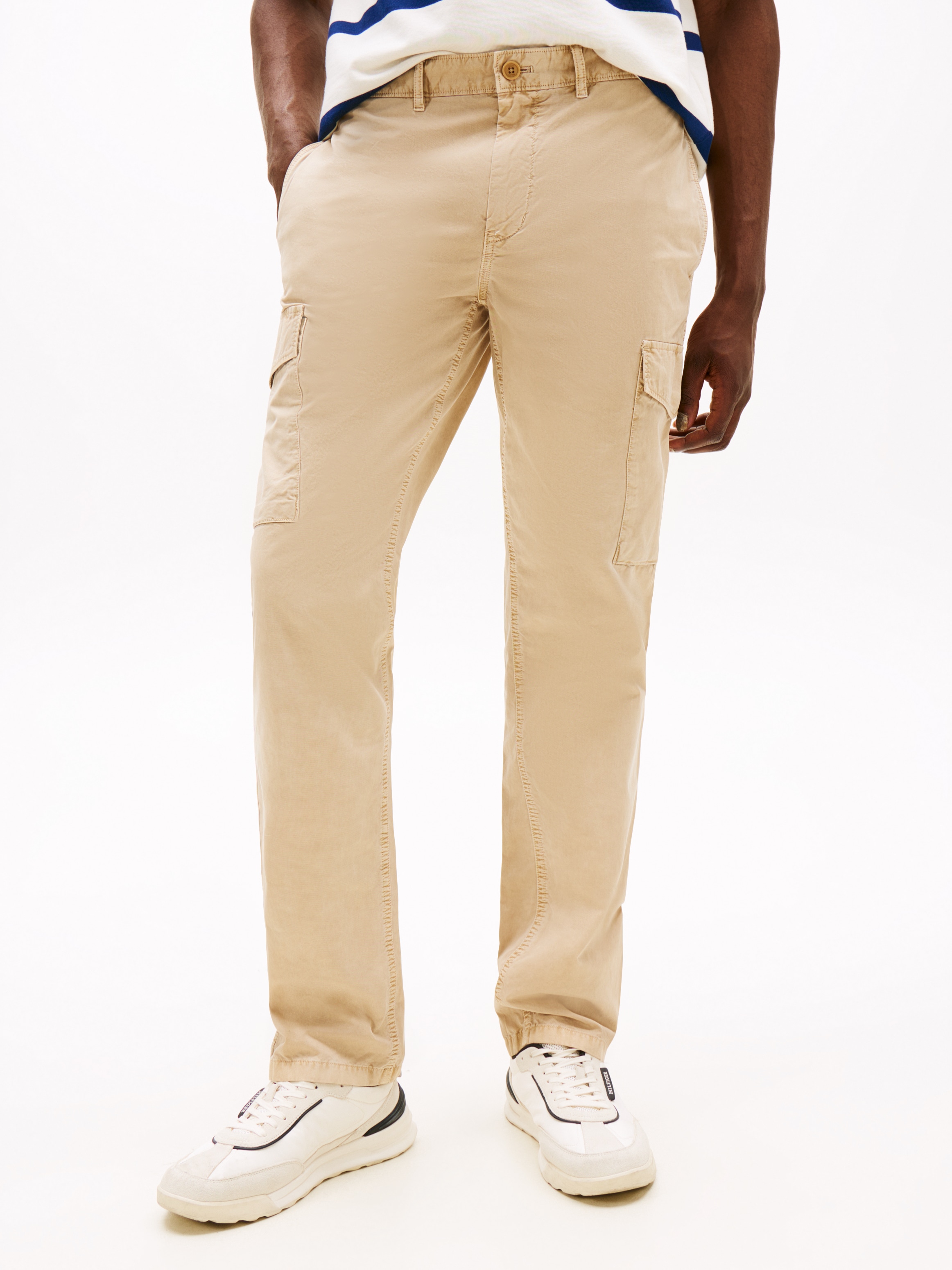Tommy Hilfiger Cargohose "DENTON LW TWILL", Straight Fit, Baumwolle günstig online kaufen